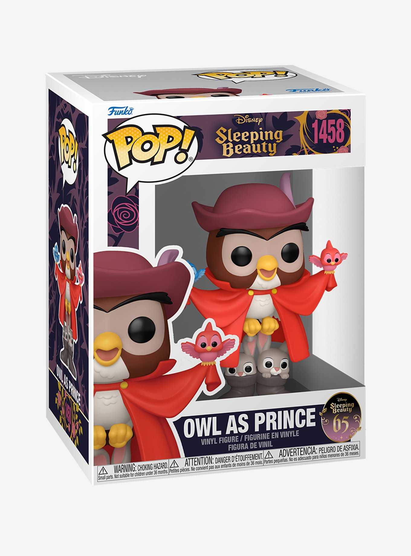 Funko Pop! Disney Sleeping Beauty 65th Anniversary Owl as Prince Vinyl Figure, , hi-res