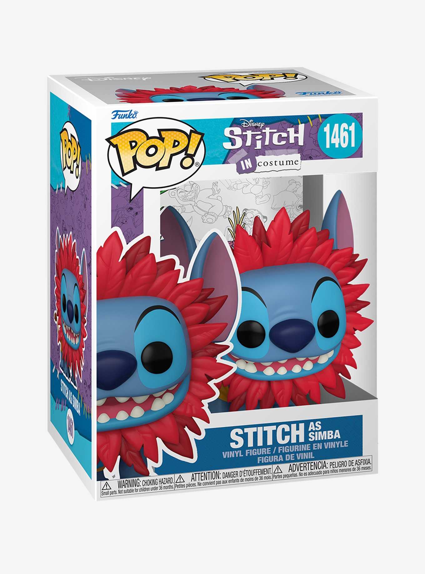 Funko Pop! Disney Stitch in Costume Stitch as Simba Vinyl Figure, , hi-res