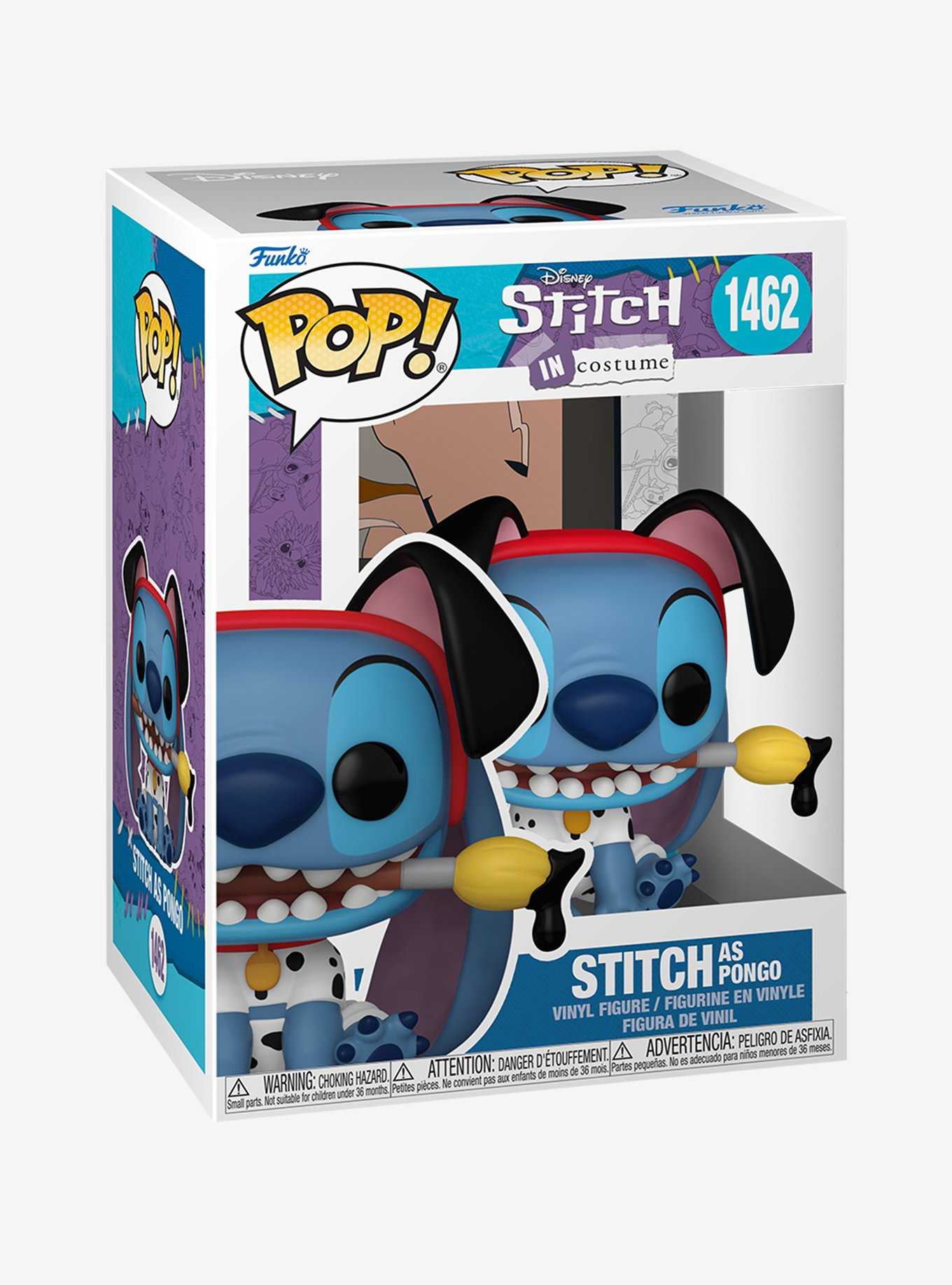 Funko Pop! Disney Stitch in Costume Stitch as Pongo Vinyl Figure, , hi-res