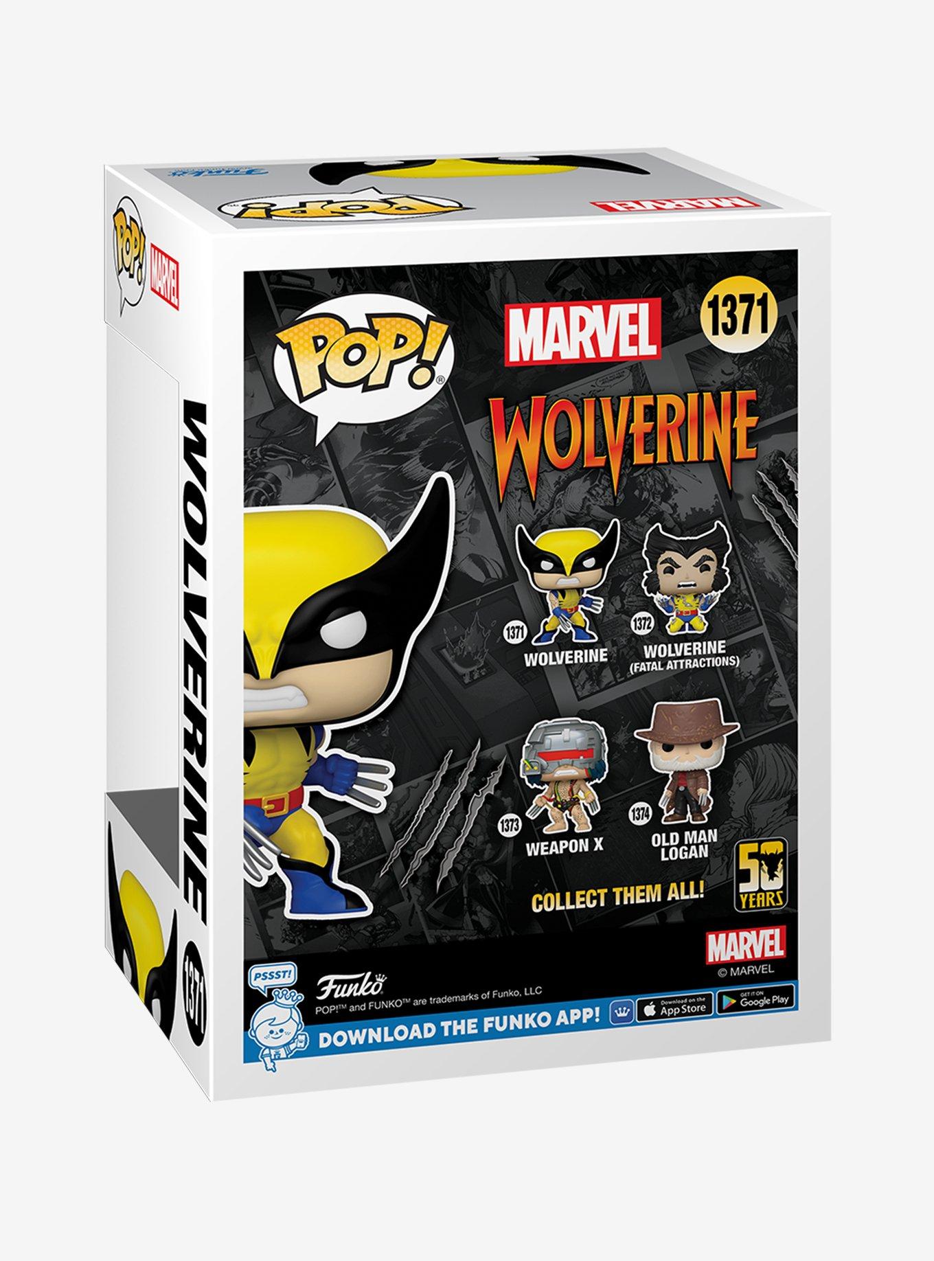 Funko Pop! Marvel Wolverine 50th Anniversary Wolverine Vinyl Figure, , alternate
