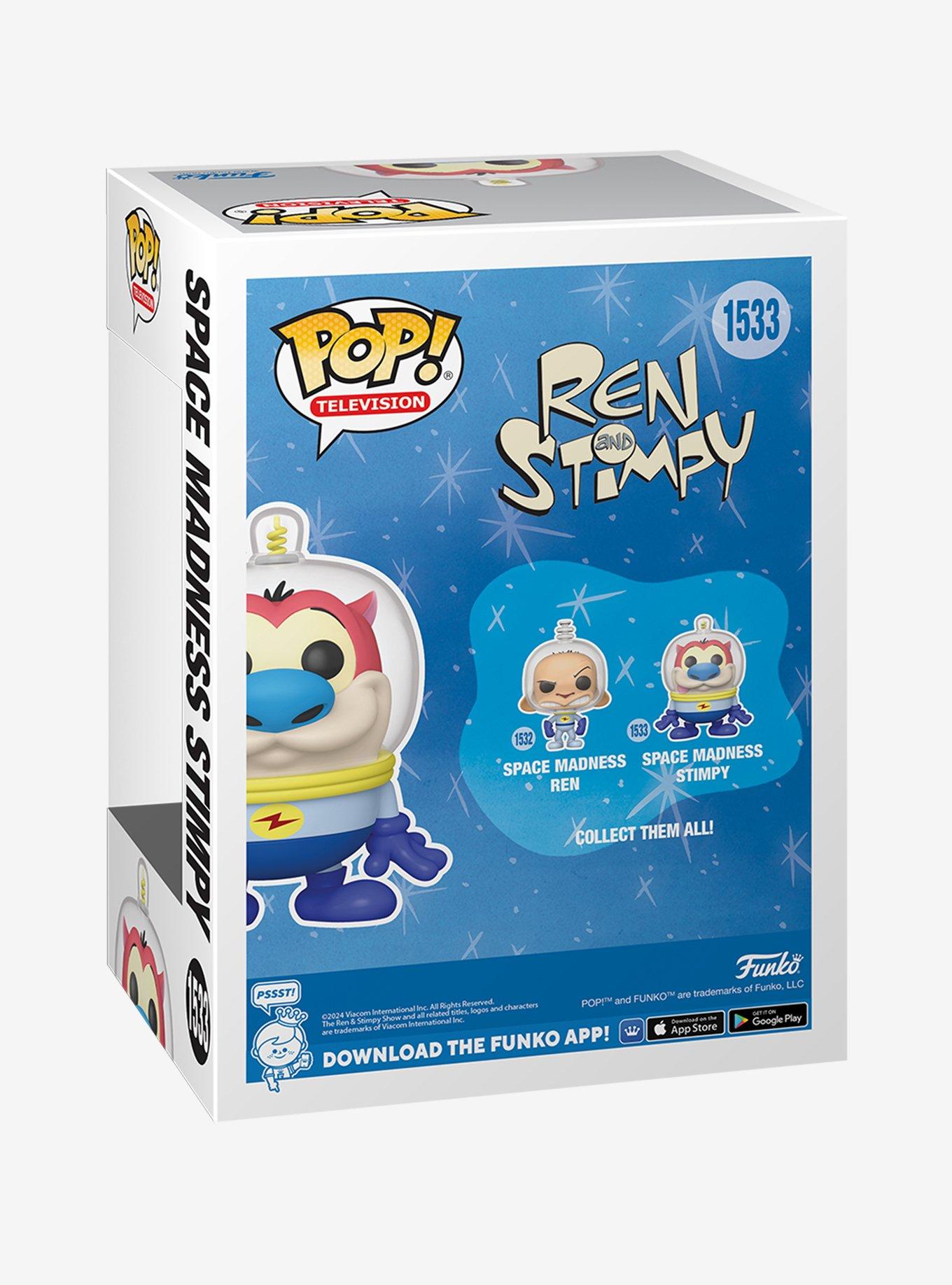 Funko Pop! Television The Ren & Stimpy Show Space Madness Stimpy Vinyl Figure, , alternate