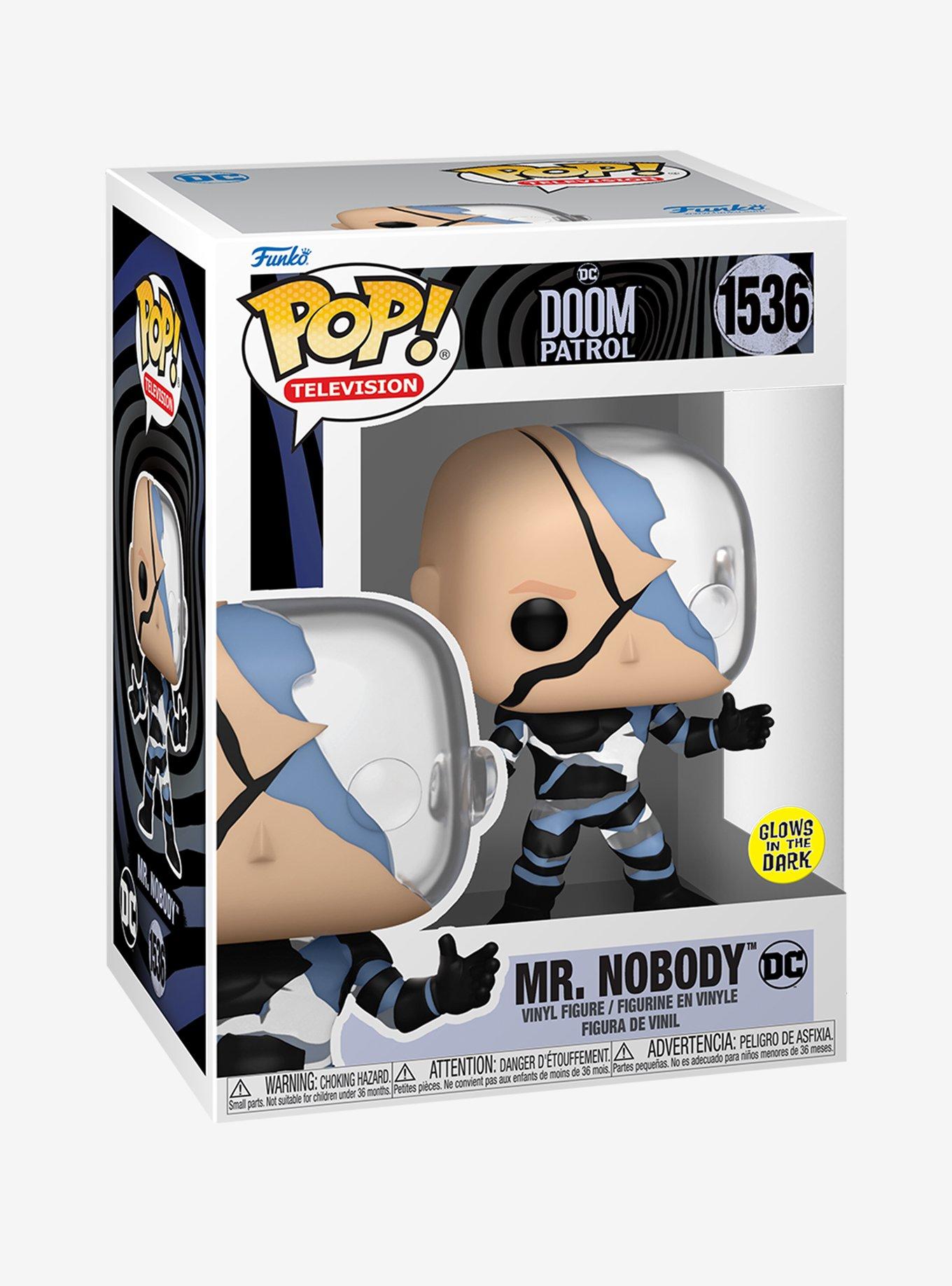 Funko Pop! Television DC Comics Doom Patrol Mr. Nobody Glow-in-the-Dark Vinyl Figure, , alternate