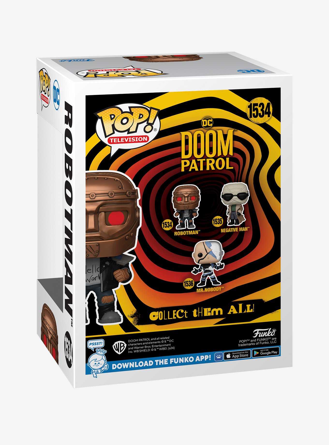 Funko Pop! Television DC Comics Doom Patrol Robotman Vinyl Figure, , hi-res