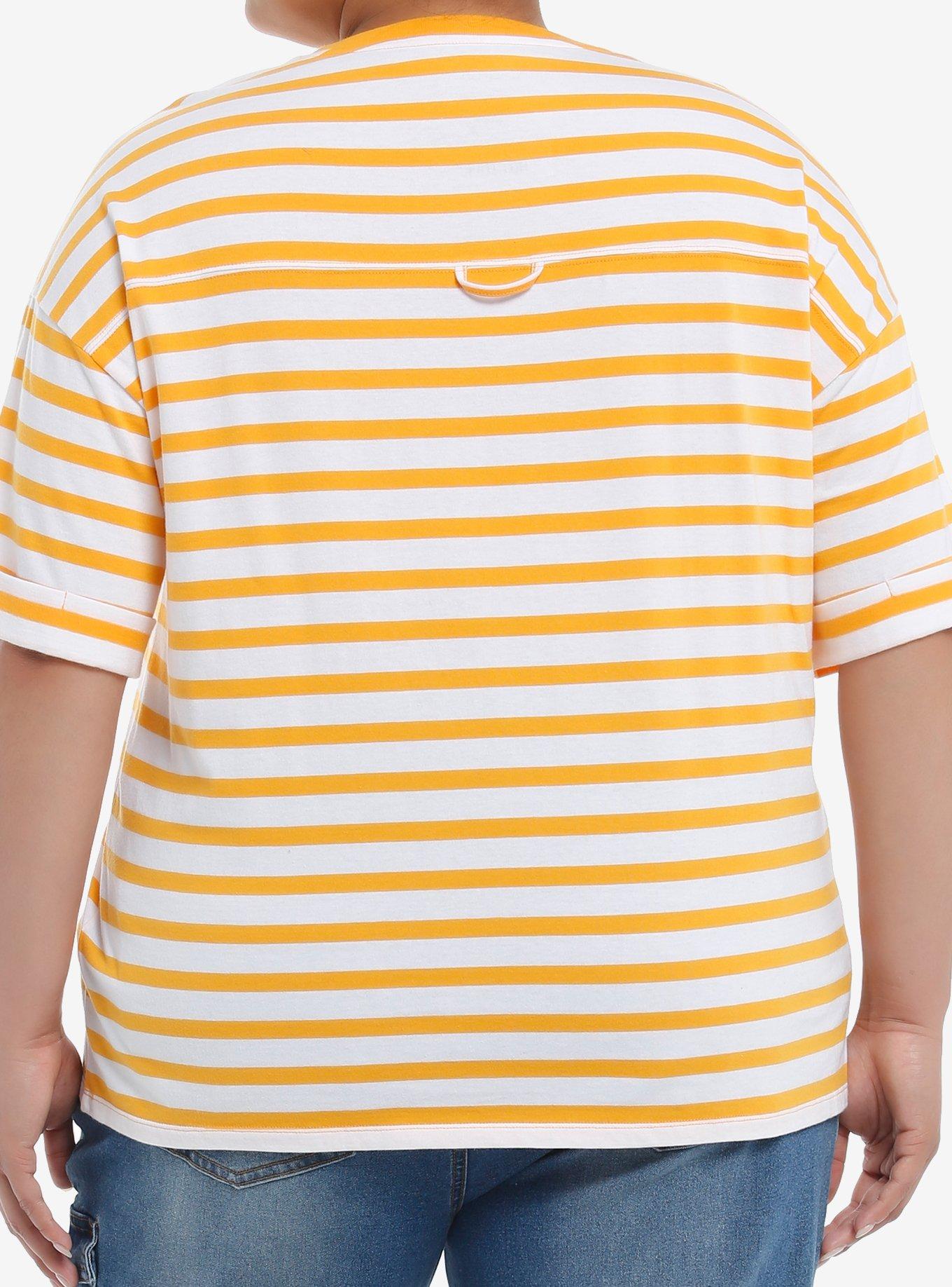 Garfield Stripe Garfield & Pooky Girls Oversized T-Shirt Plus Size, MULTI, alternate