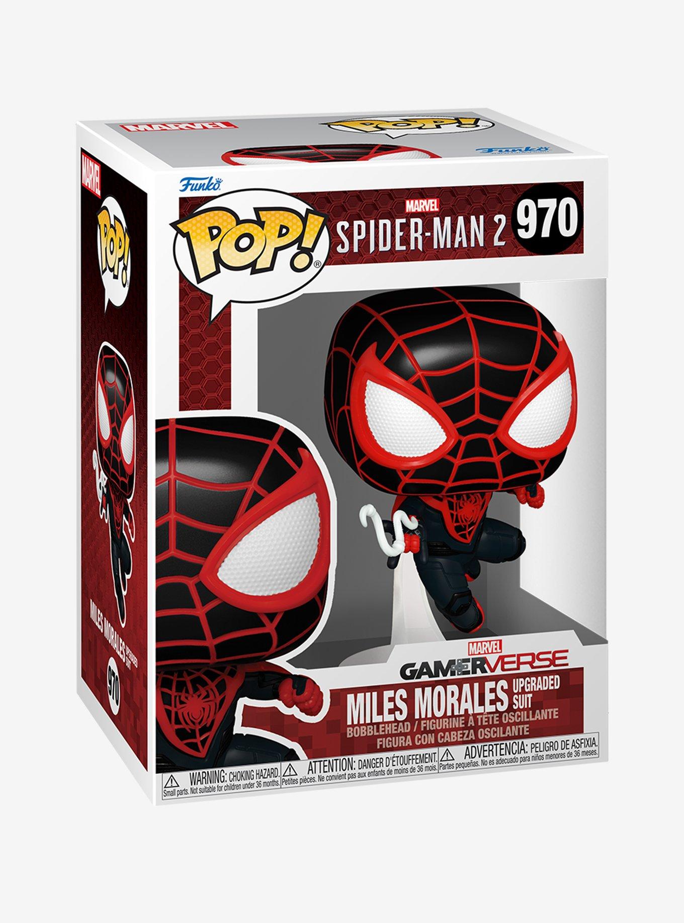 Funko Pop! Marvel Spider-Man 2 Miles Morales Upgraded Suit Vinyl Bobblehead, , alternate