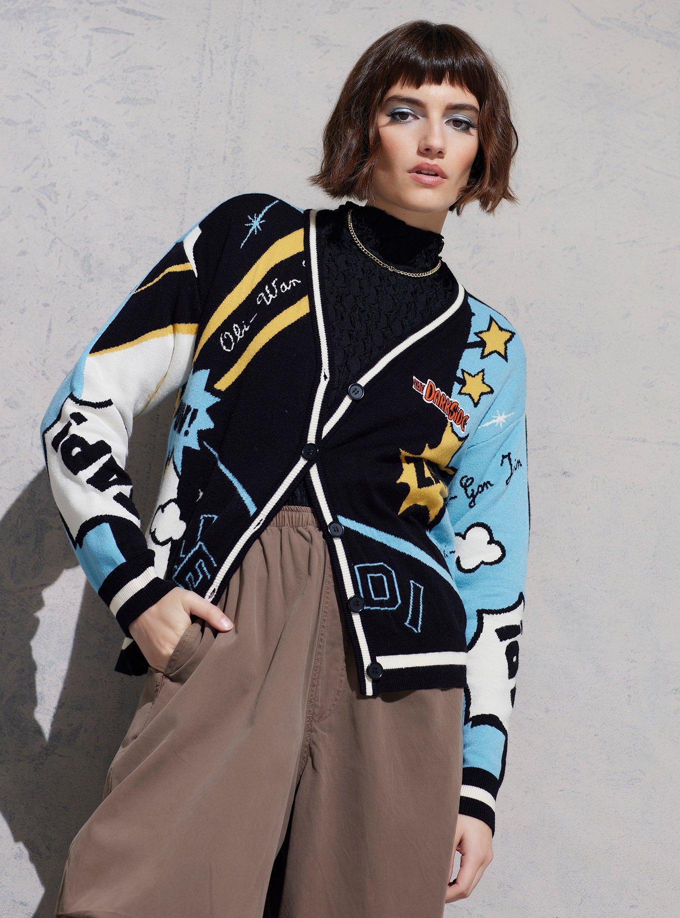 Her Universe Star Wars Darth Maul Comic Women's Cardigan — BoxLunch Exclusive, MULTI, alternate