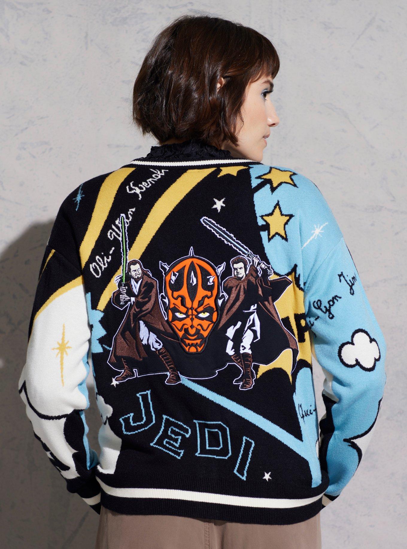 Her Universe Star Wars Darth Maul Comic Women's Cardigan — BoxLunch Exclusive, MULTI, alternate