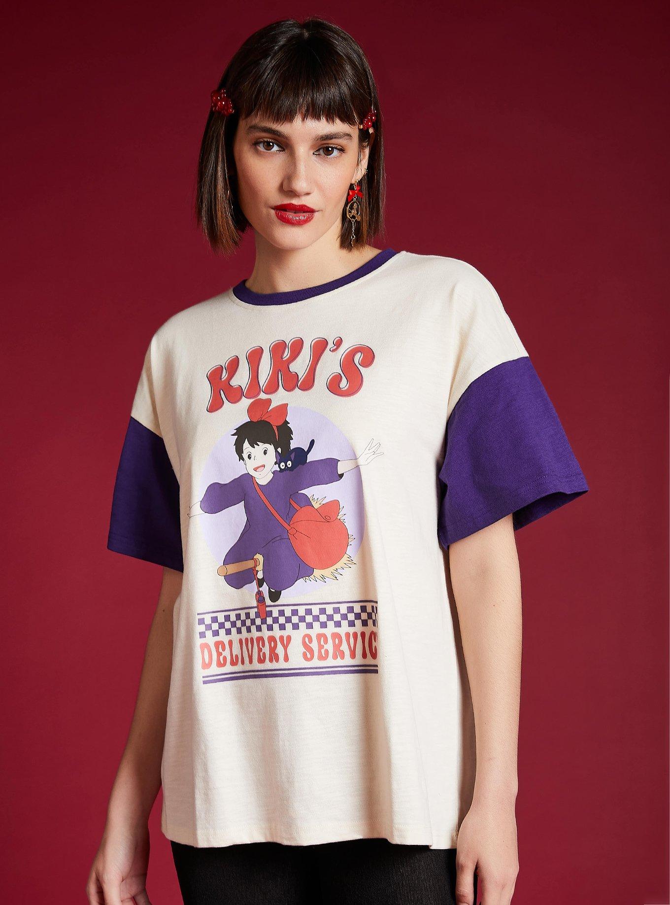 Studio Ghibli Kiki's Delivery Service Color Block Sleeve T