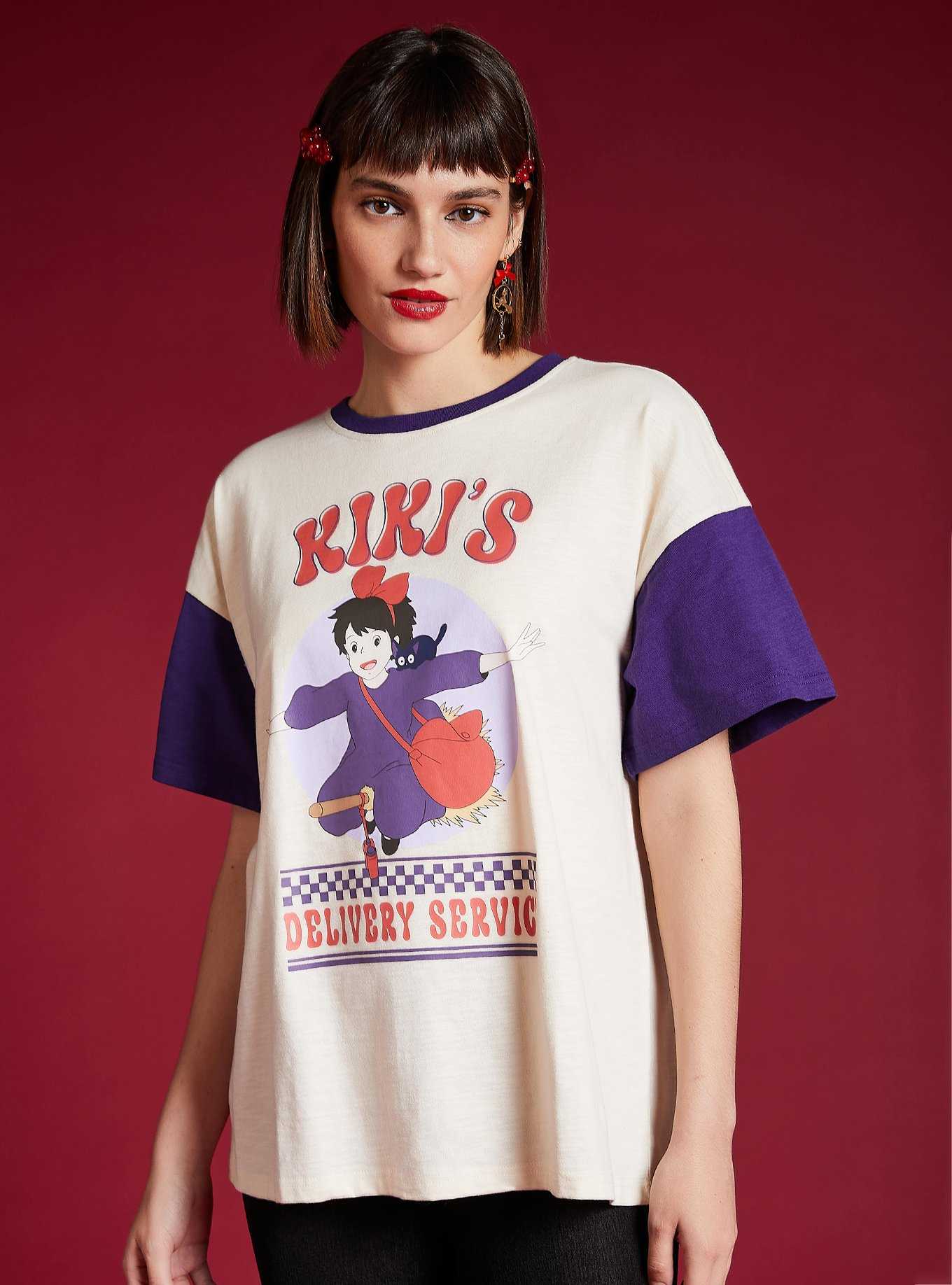Studio Ghibli Kiki's Delivery Service Color Block Sleeve T-Shirt — BoxLunch Exclusive, , hi-res