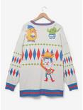 Her Universe Disney Pixar Toy Story Isometric Women's Plus Size Cardigan — BoxLunch Exclusive, OFF WHITE, alternate