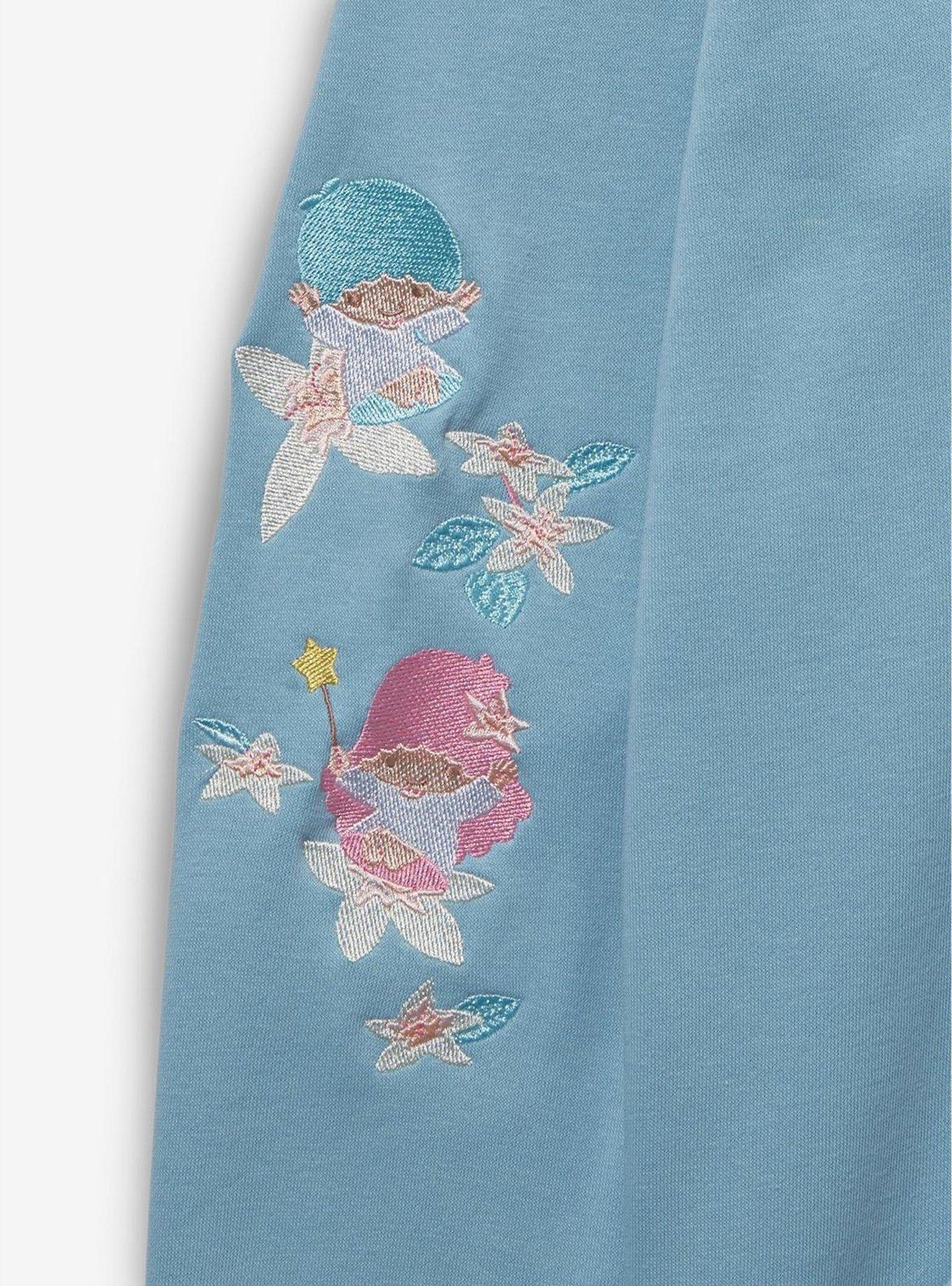 Sanrio Hello Kitty and Friends Floral Character Hoodie — BoxLunch Exclusive, LIGHT BLUE, alternate