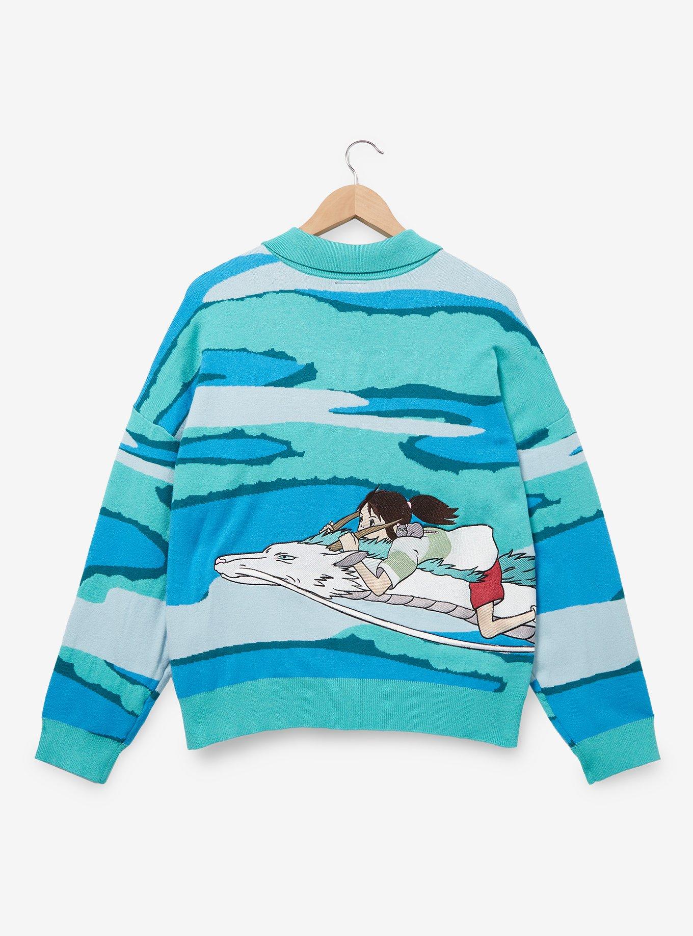 Studio Ghibli Spirited Away Chihiro & Haku Scenic Plus Size Cardigan - BoxLunch Exclusive, MULTI, alternate