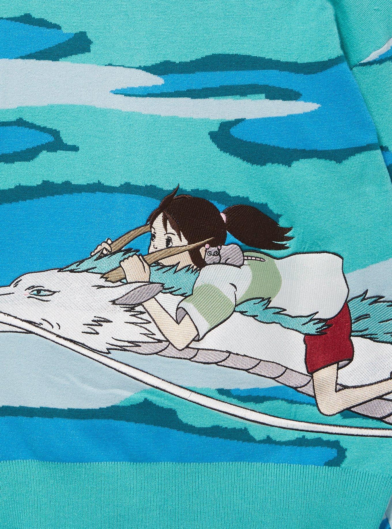 Studio Ghibli Spirited Away Chihiro & Haku Scenic Plus Size Cardigan - BoxLunch Exclusive, MULTI, alternate