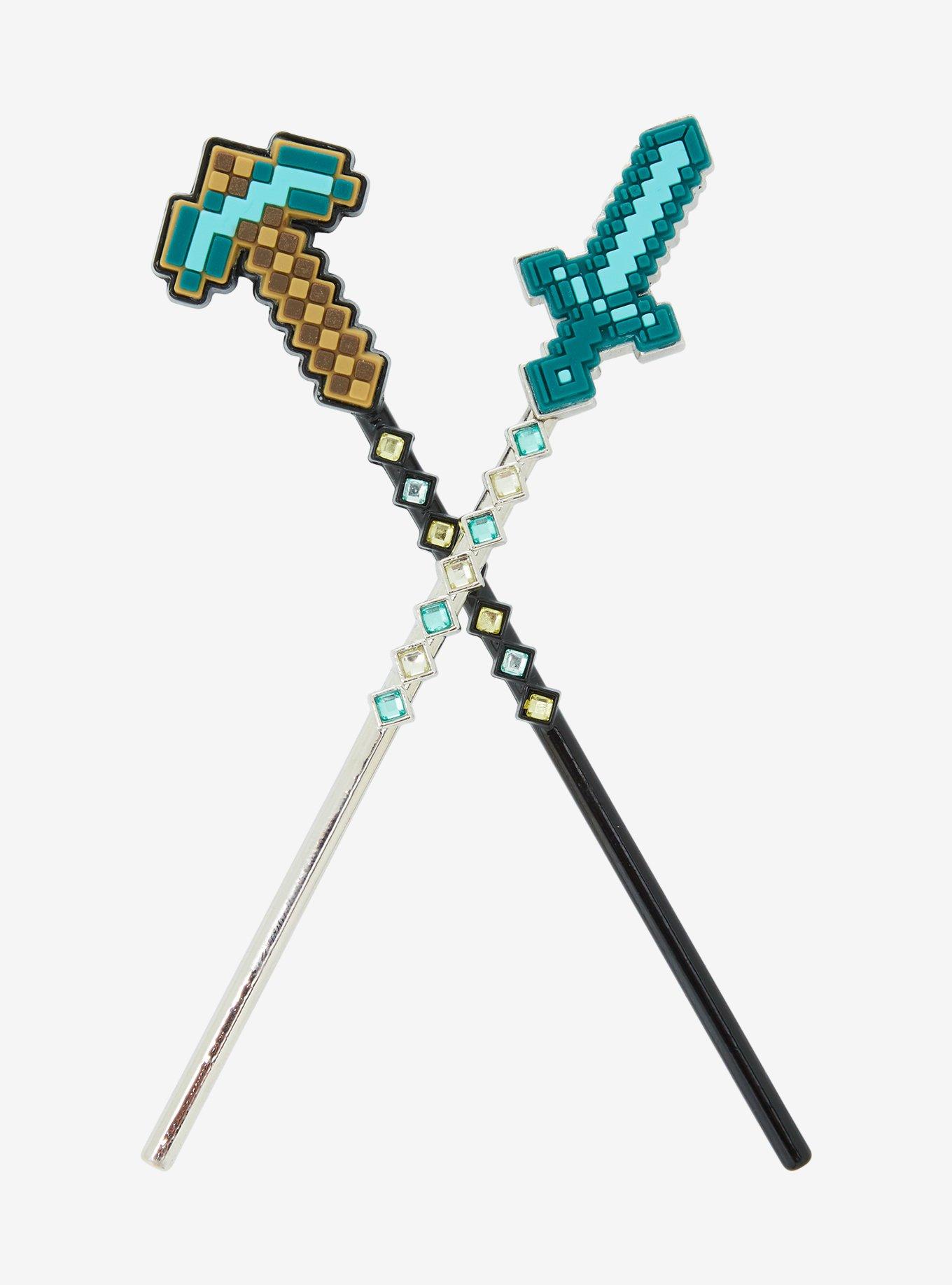 Minecraft Swords Hair Stick Set, , alternate