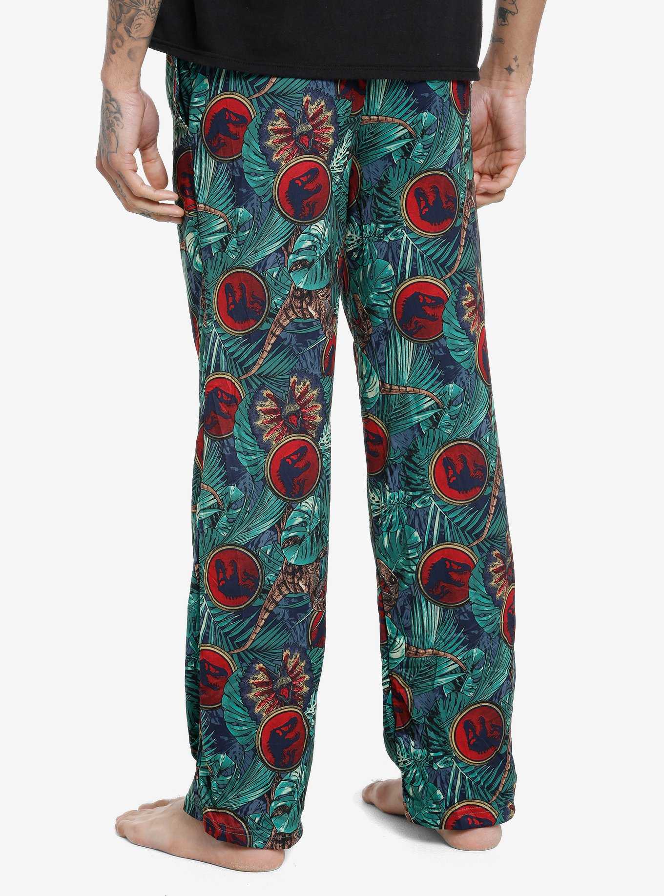 Jurassic Park Foliage Pajama Pants, , hi-res