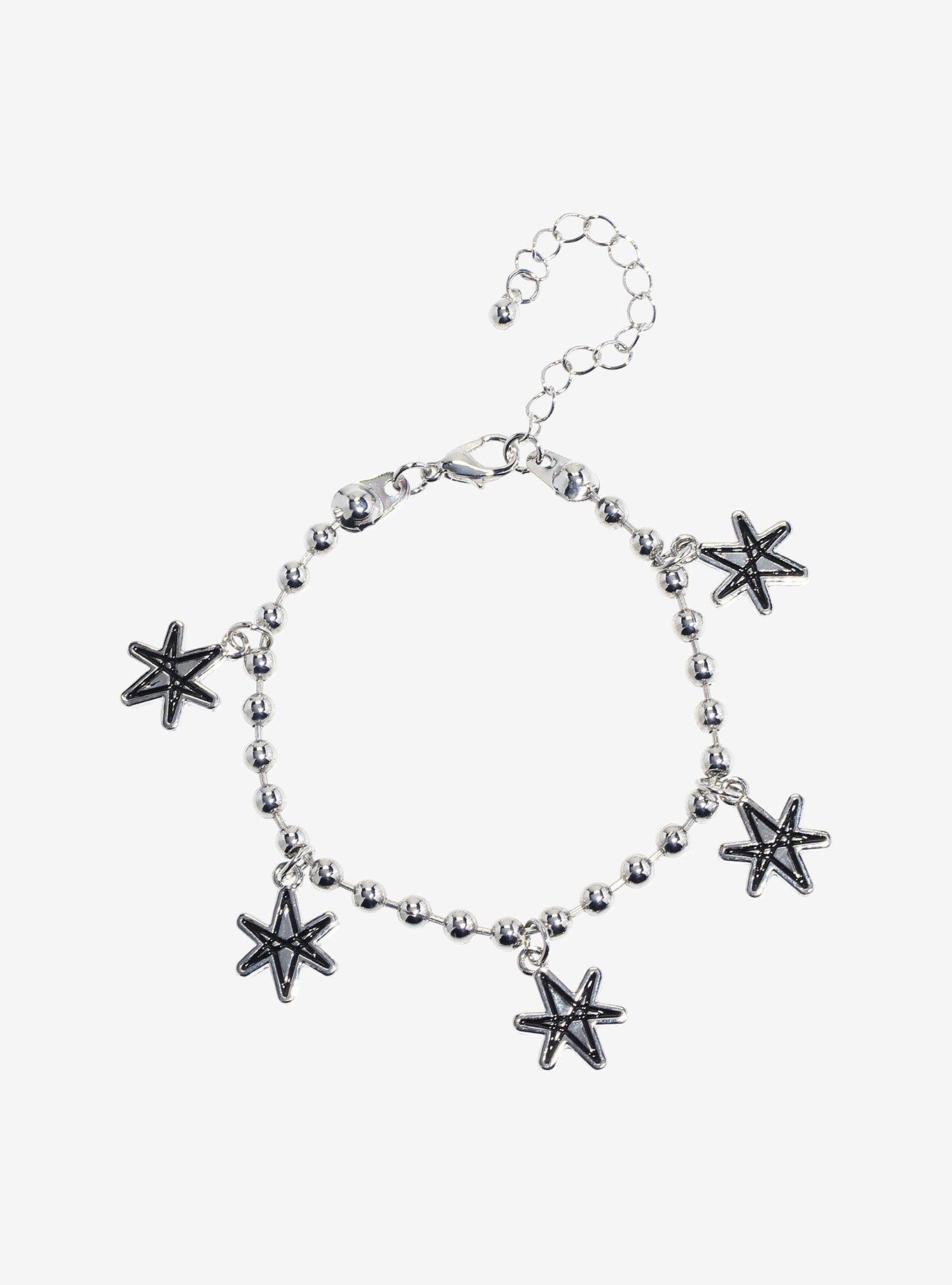 Bring Me The Horizon Unicursal Hexagram Charm Bracelet, , alternate