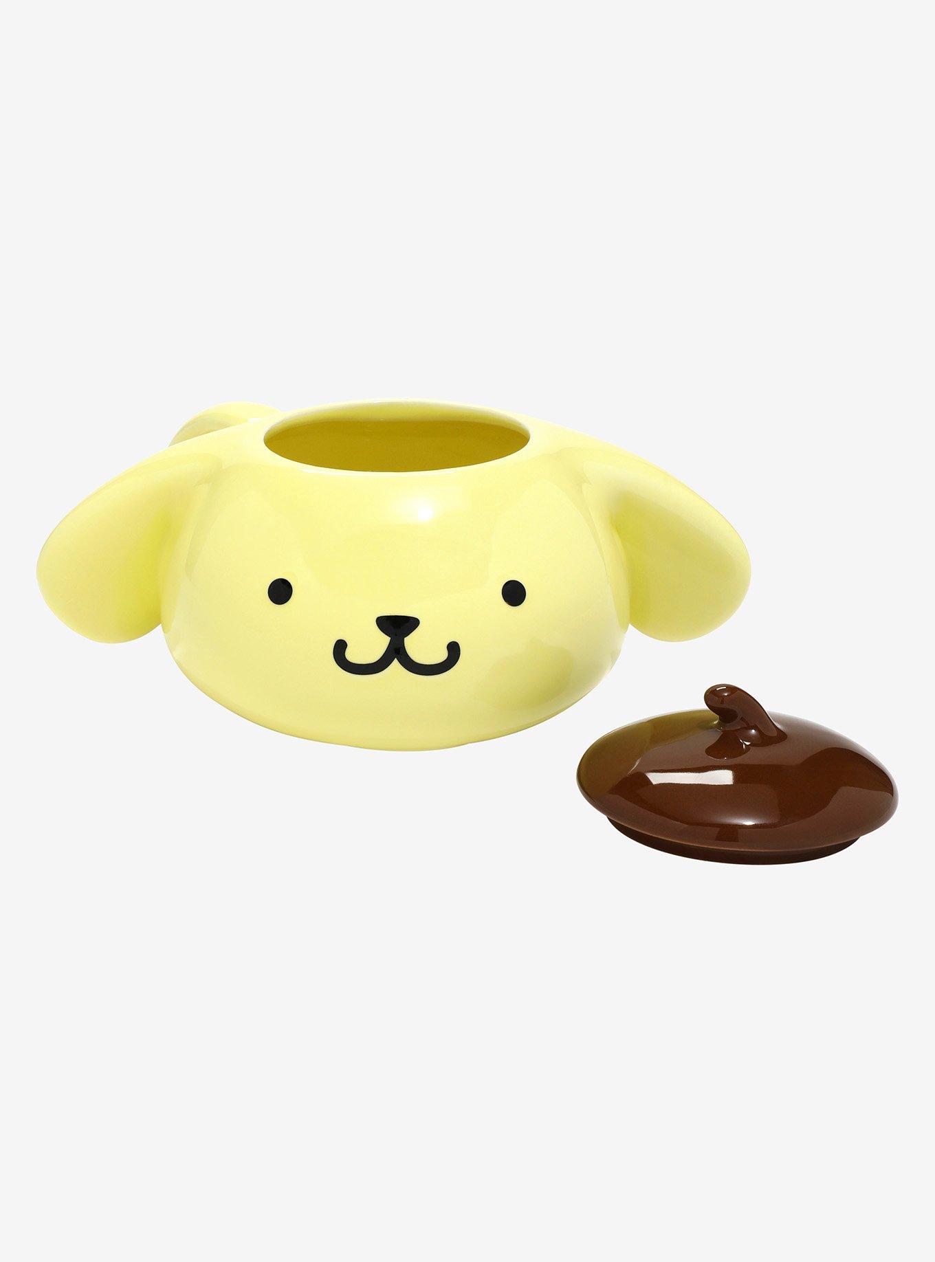 Sanrio Pompompurin Figural Mug with Lid, , alternate