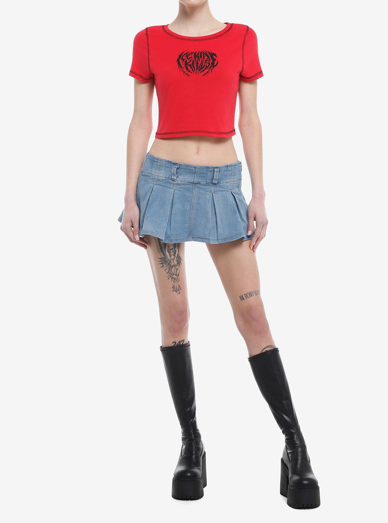 Ice Nine Kills Red Logo Girls Baby T-Shirt, RED, alternate
