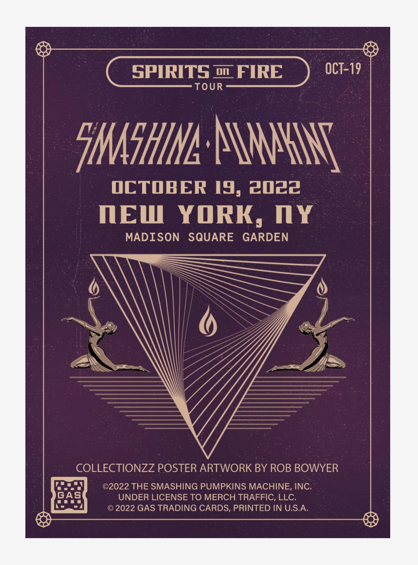 The Smashing Pumpkins Spirits On Fire 2022 Tour Madison Square Garden Collectible Card, , alternate