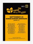 Wu-Tang Clan N.Y. State Of Mind 2022 Tour September 25 Collectible Card, , alternate