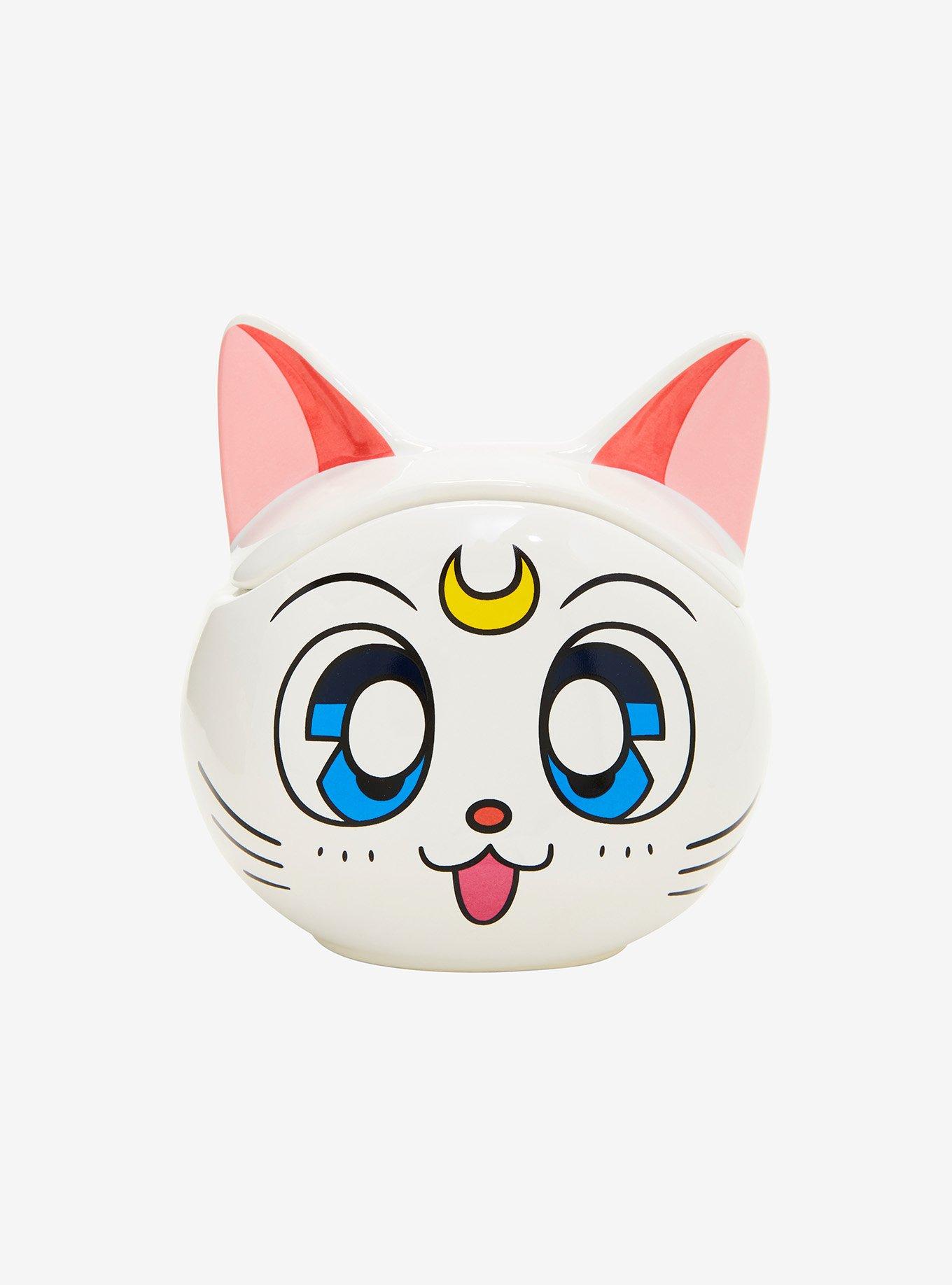 Pretty Guardian Sailor Moon Artemis Figural Mug With Lid, , alternate