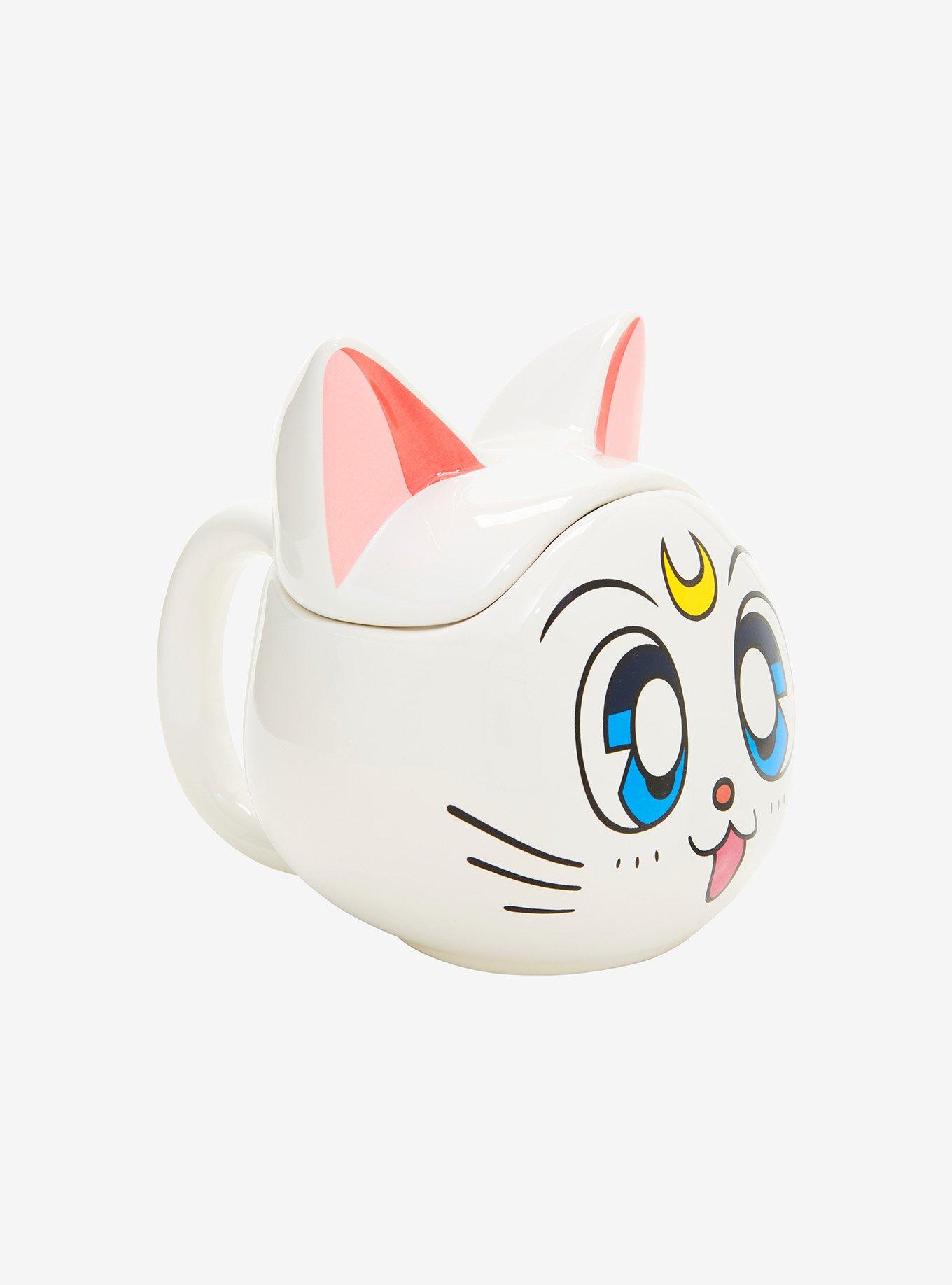 Pretty Guardian Sailor Moon Artemis Figural Mug With Lid, , alternate