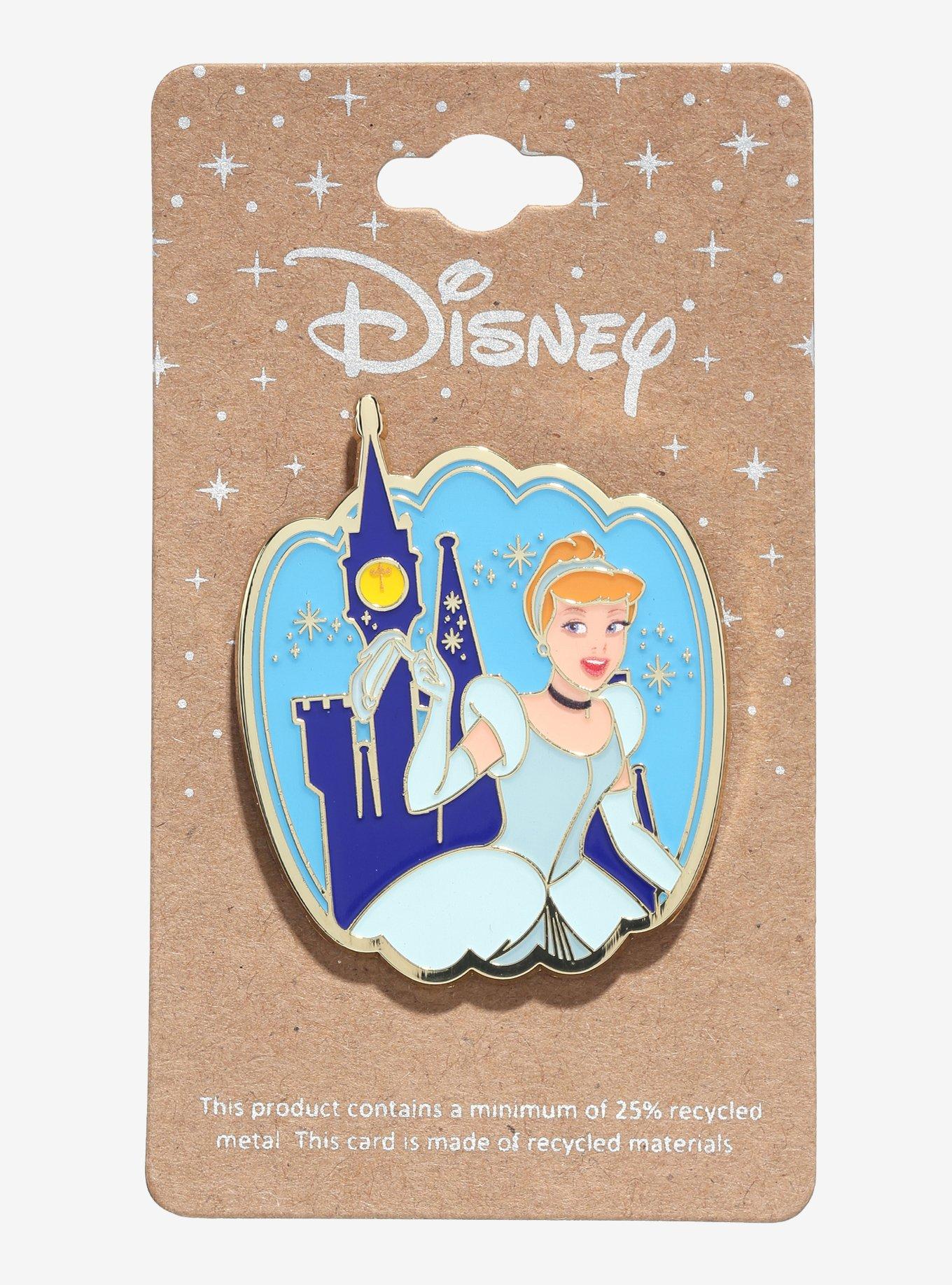 Disney Cinderella Castle Portrait Enamel Pin, , alternate
