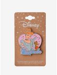 Disney Cinderella and Jaq Heart Portrait Enamel Pin - BoxLunch Exclusive, , alternate