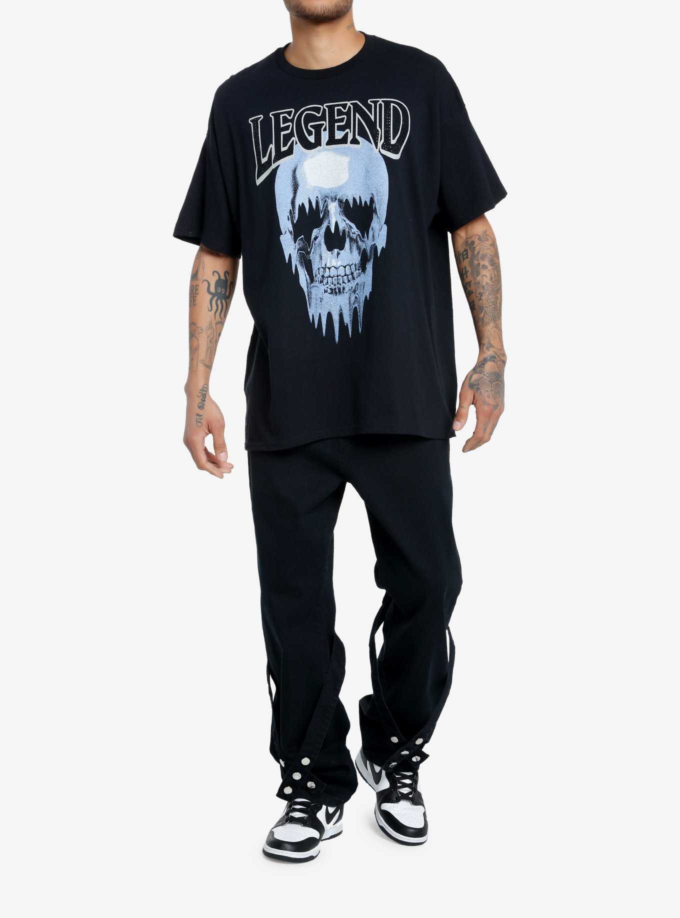 Social Collision® Legend Skull Rhinestone T-Shirt, , hi-res