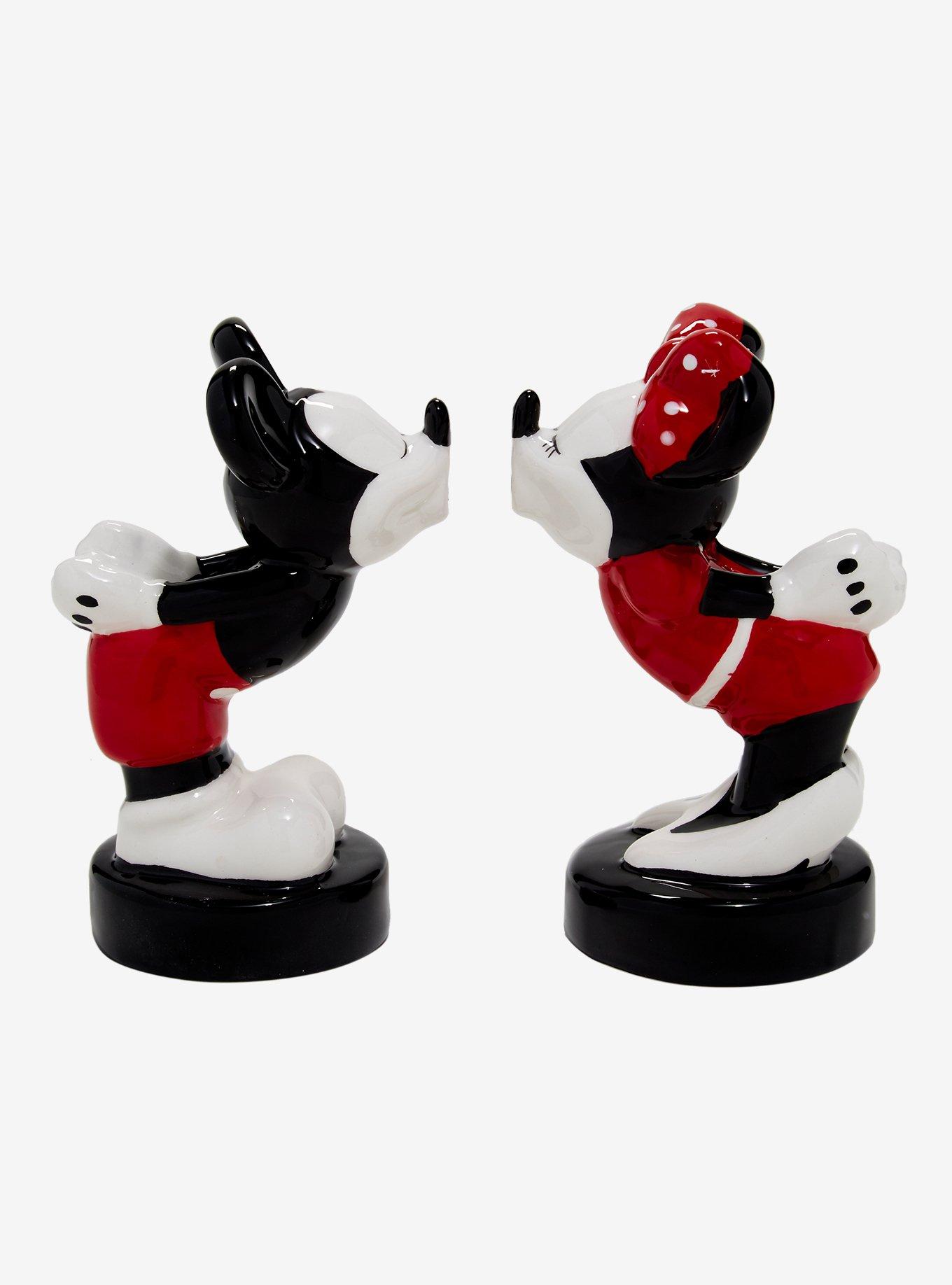 Disney Minnie & Mickey Kissing Salt & Pepper Shakers, , alternate