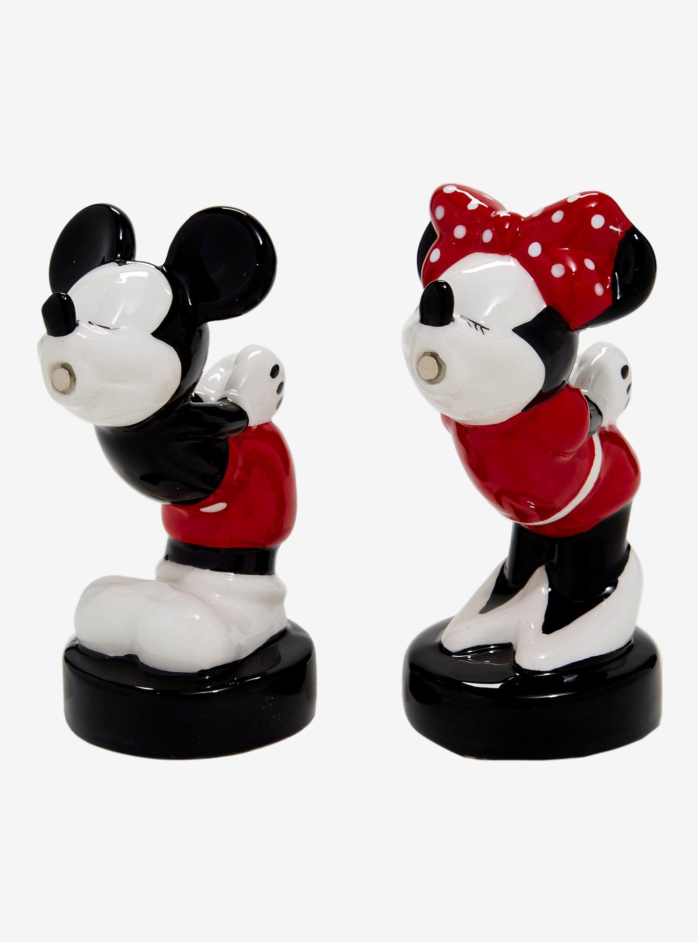 Disney Minnie & Mickey Kissing Salt & Pepper Shakers, , alternate