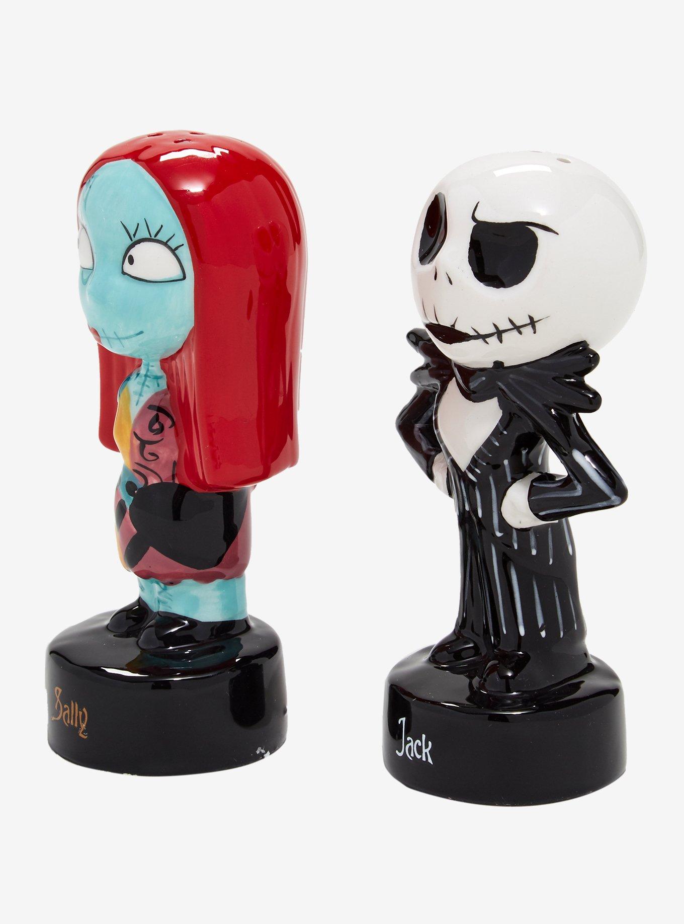 Disney The Nightmare Before Christmas Jack and Sally Salt & Pepper Shakers, , alternate