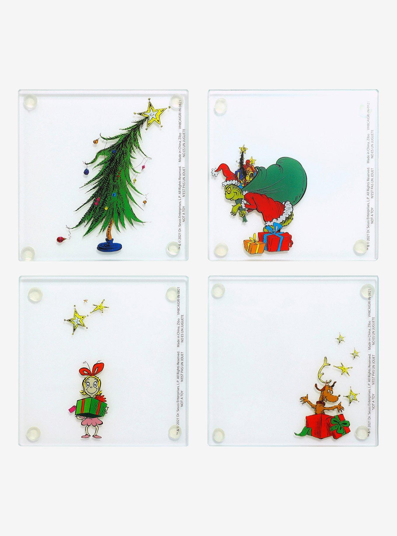 How the Grinch Stole Christmas Coaster Set, , alternate