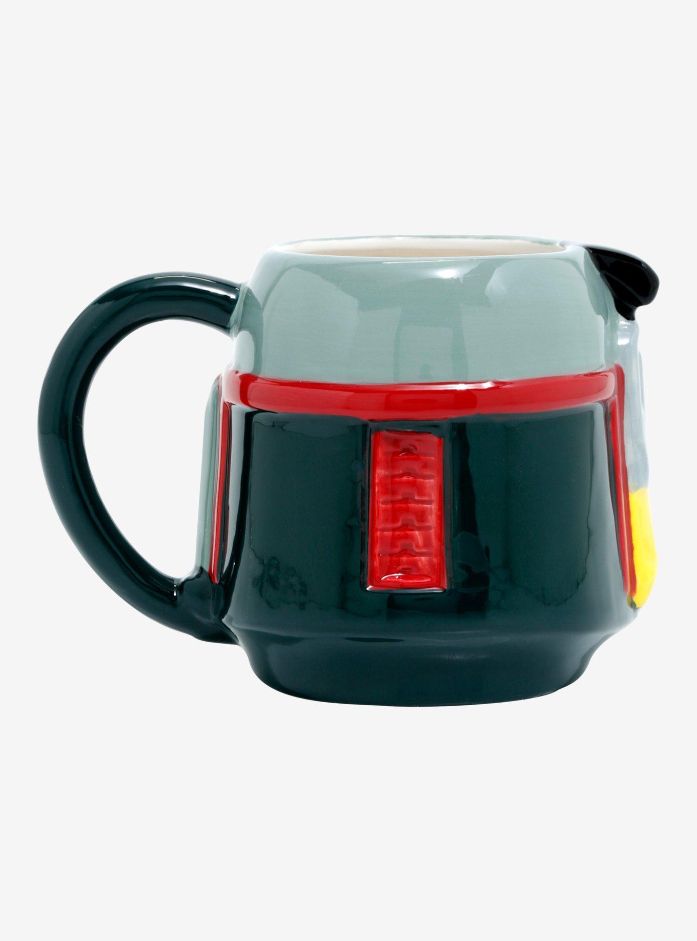 Star Wars Boba Fett Helmet Figural Mug, , alternate