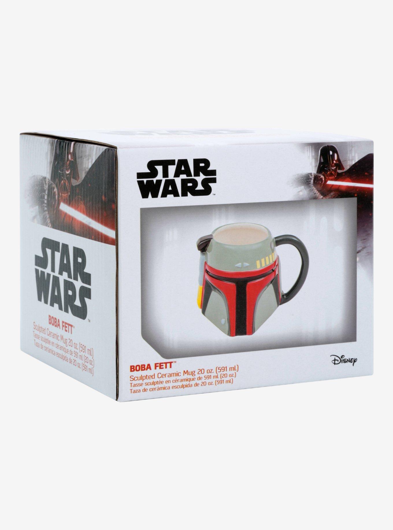 Star Wars Boba Fett Helmet Figural Mug, , alternate