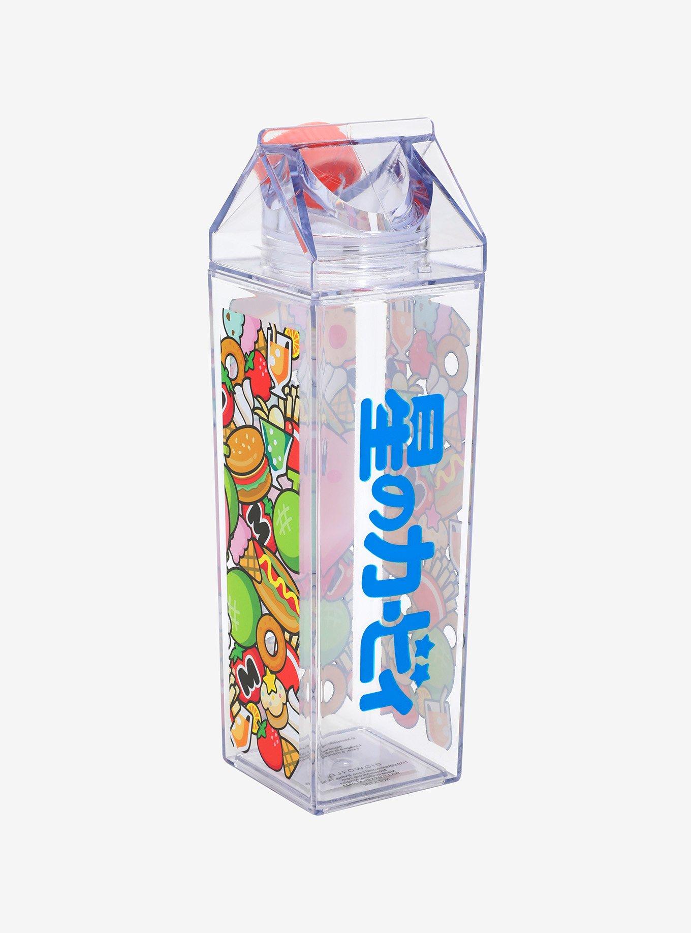 Nintendo Kirby Foods Milk Carton Water Bottle