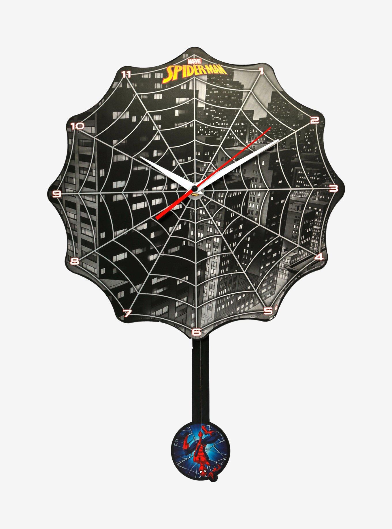 Marvel Spider-Man Web Clock, , alternate