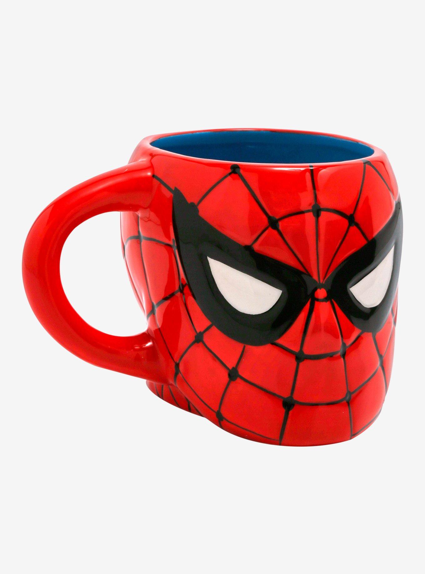 Marvel Spider-Man Face Figural Mug, , alternate