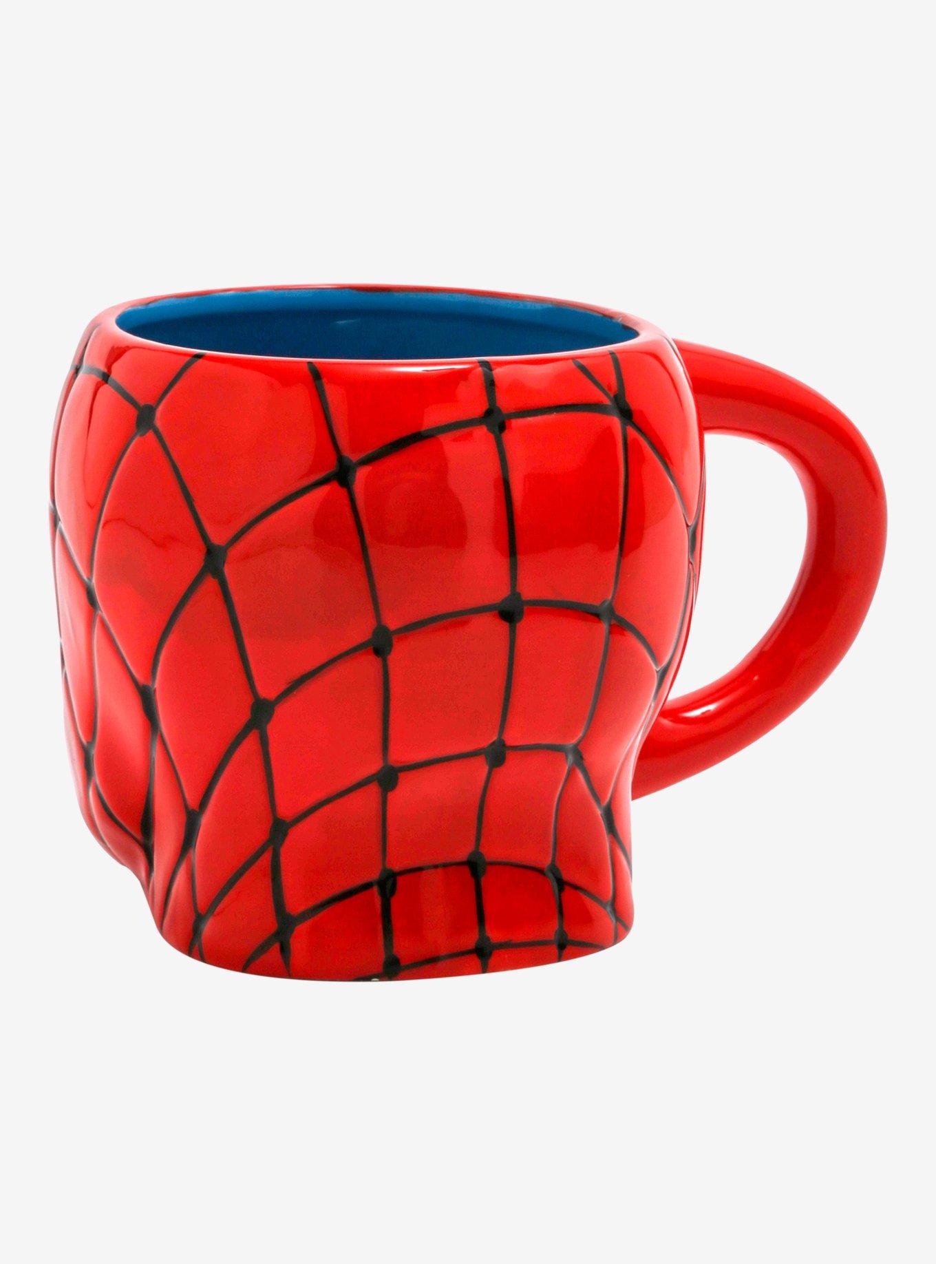 Marvel Spider-Man Face Figural Mug, , alternate