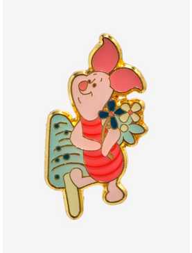 Disney Winnie the Pooh Piglet Mushroom Floral Enamel Pin, , hi-res