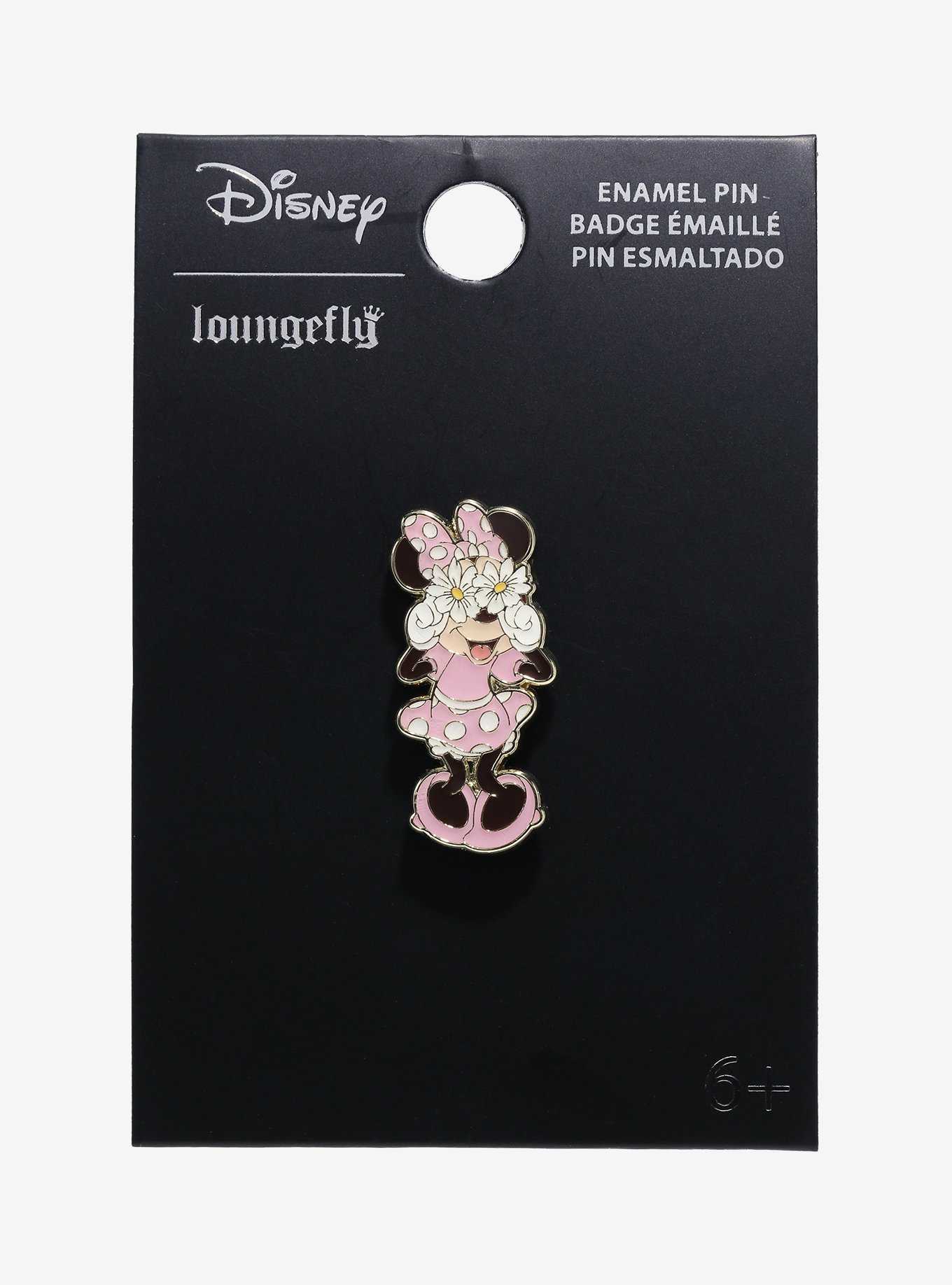 Loungefly Disney Minnie Mouse Daisy Eyes Enamel Pin — BoxLunch Exclusive, , hi-res