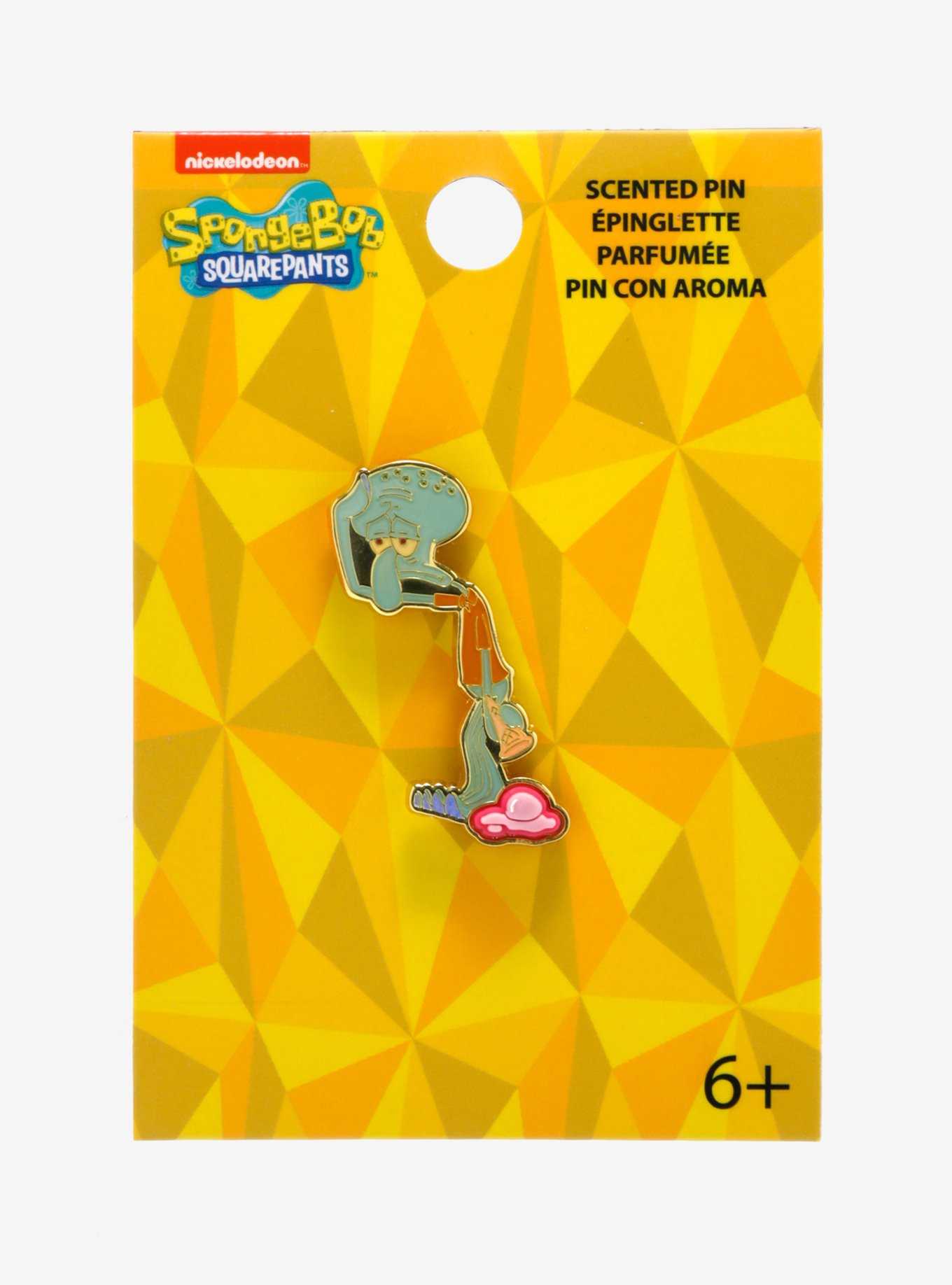 Loungefly SpongeBob SquarePants Squidward Scented Enamel Pin — BoxLunch Exclusive, , hi-res