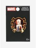 Loungefly Spider-Man: Across the Spider-Verse Spider-Gwen Stained Glass Enamel Pin — BoxLunch Exclusive, , alternate