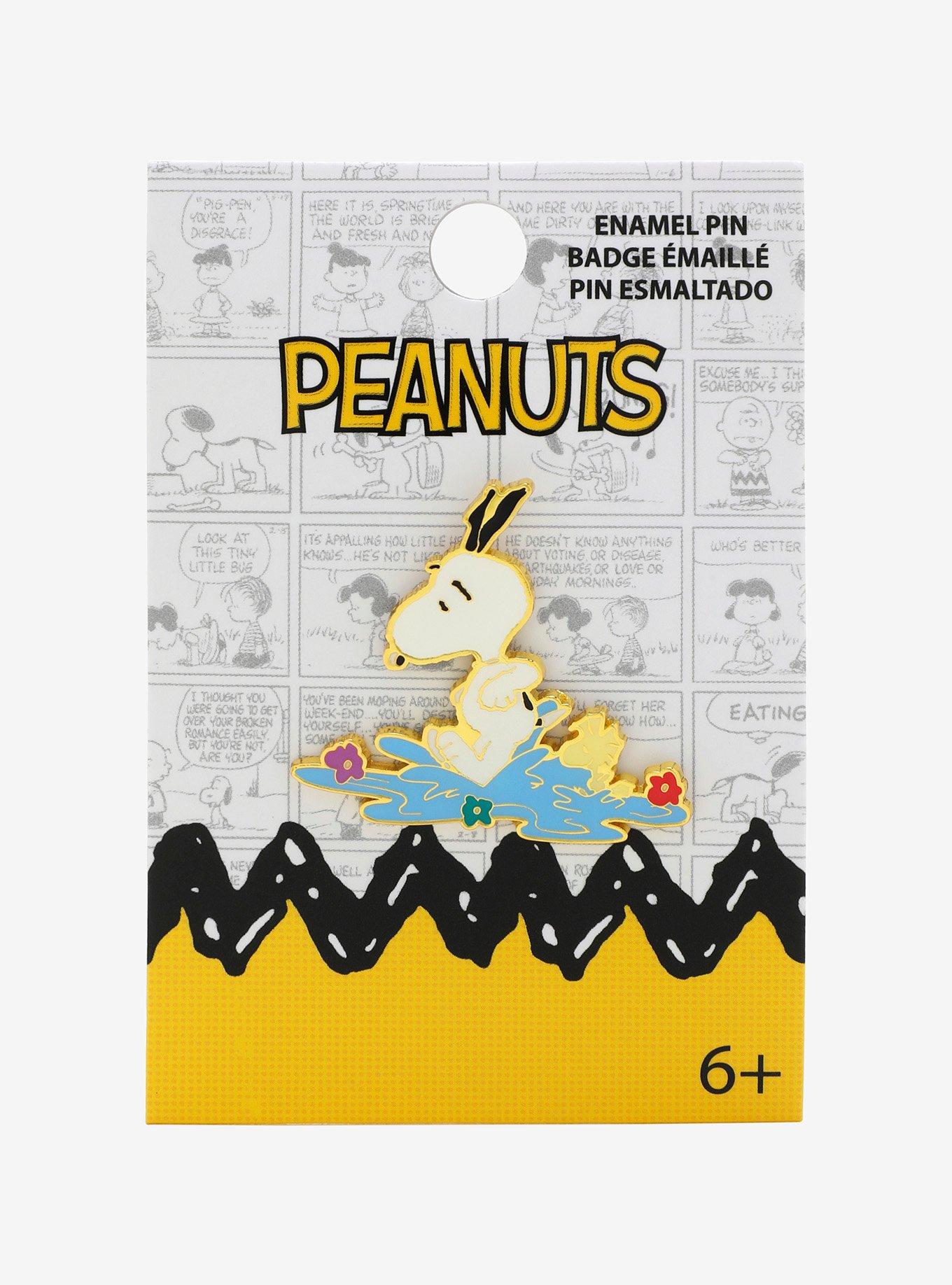 Loungefly Peanuts Snoopy and Woodstock Rain Puddle Enamel Pin &mdash; BoxLunch Exclusive, , alternate