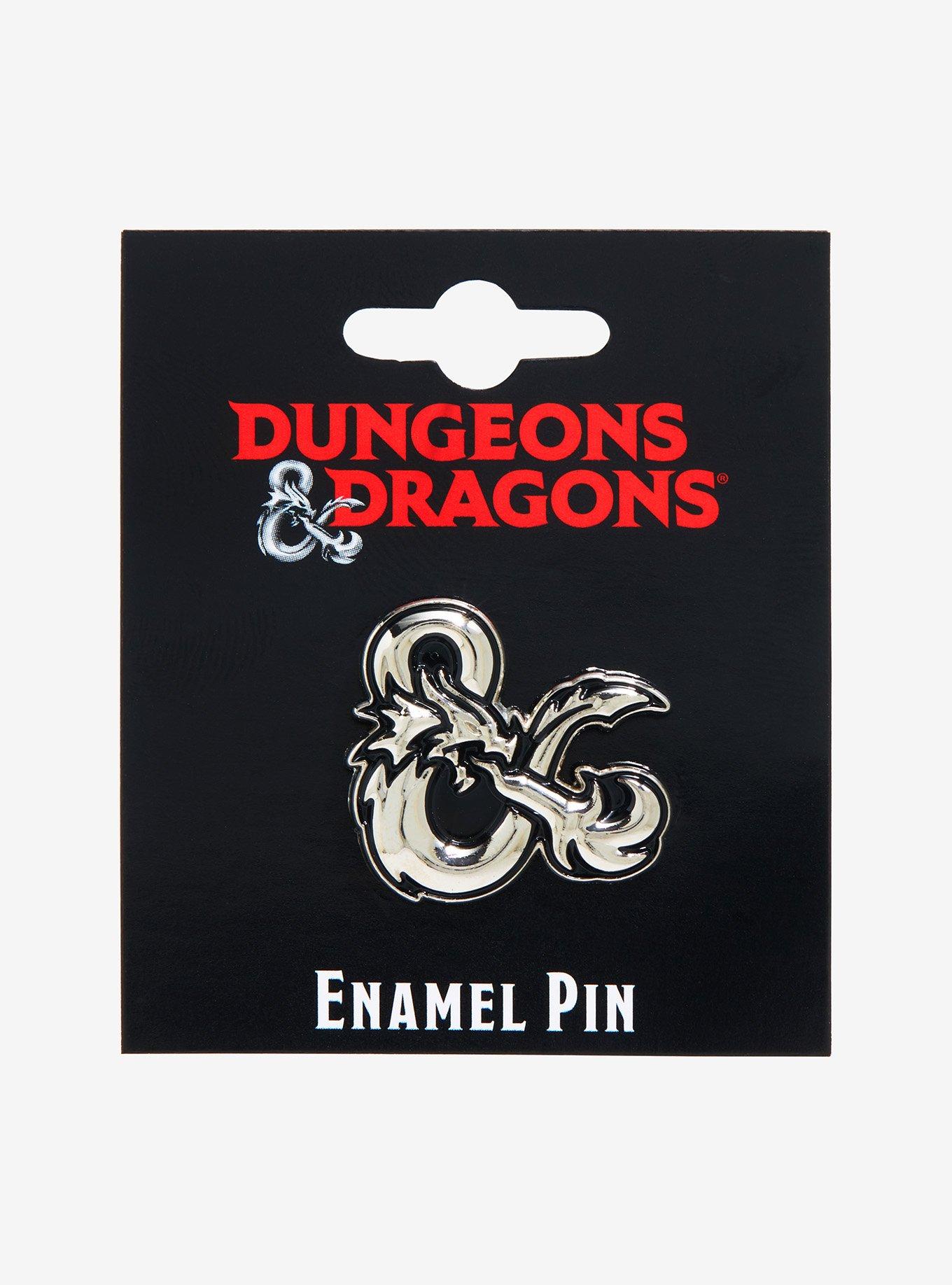 Dungeons & Dragons Logo Enamel Pin, , alternate