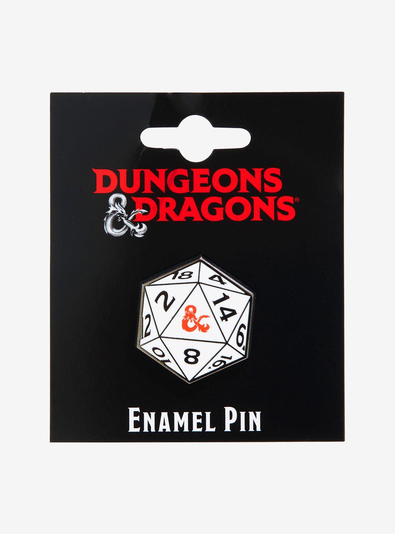 Dungeons & Dragons Dice Enamel Pin, , alternate