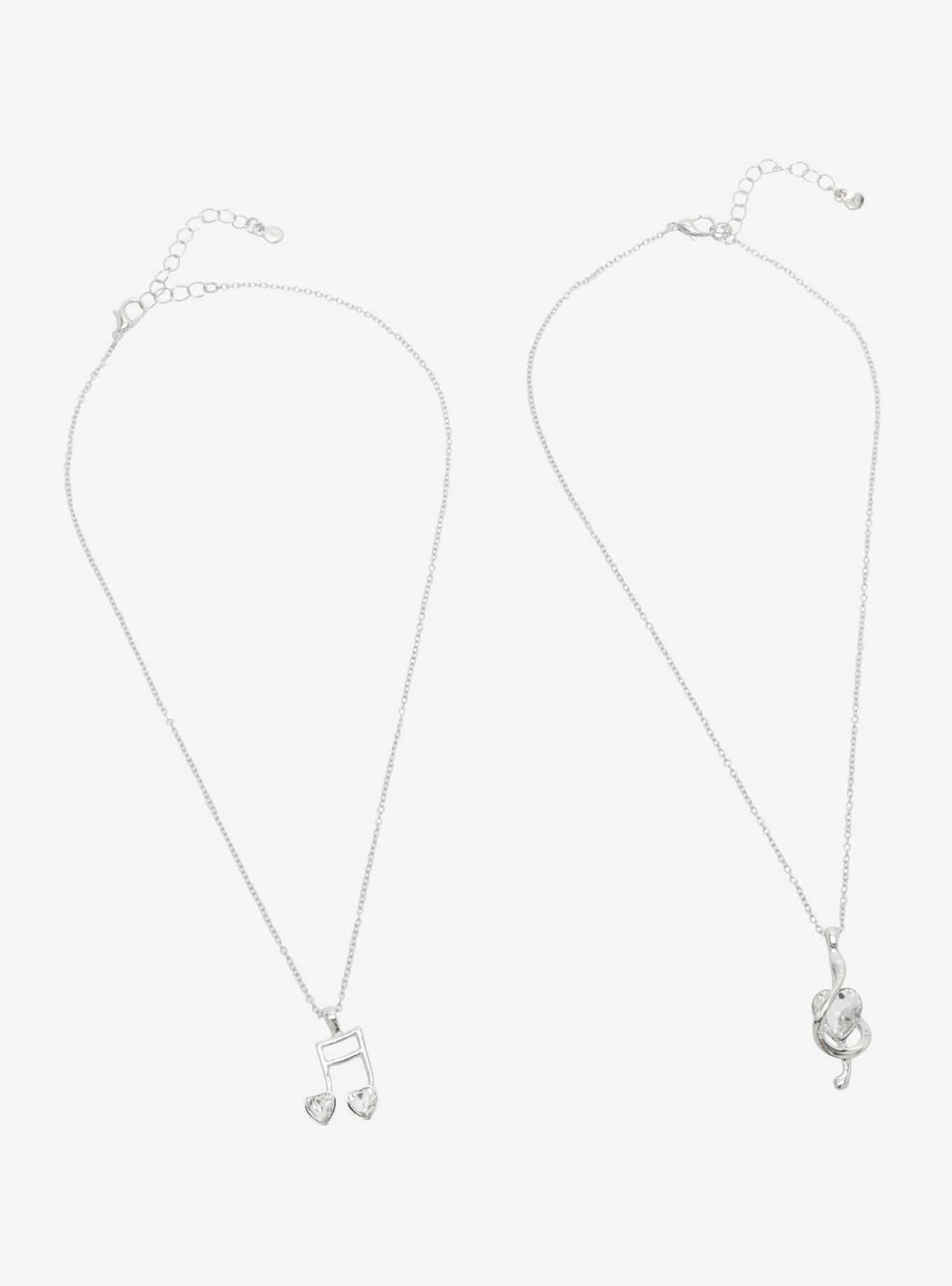 Sweet Society Musical Notes Best Friend Necklace Set, , hi-res