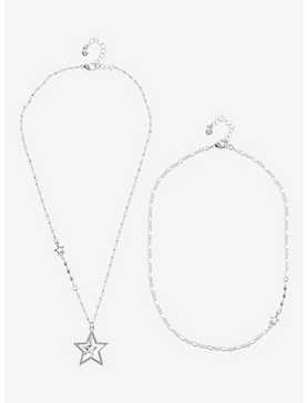 Social Collision Star Layered Necklace Set, , hi-res