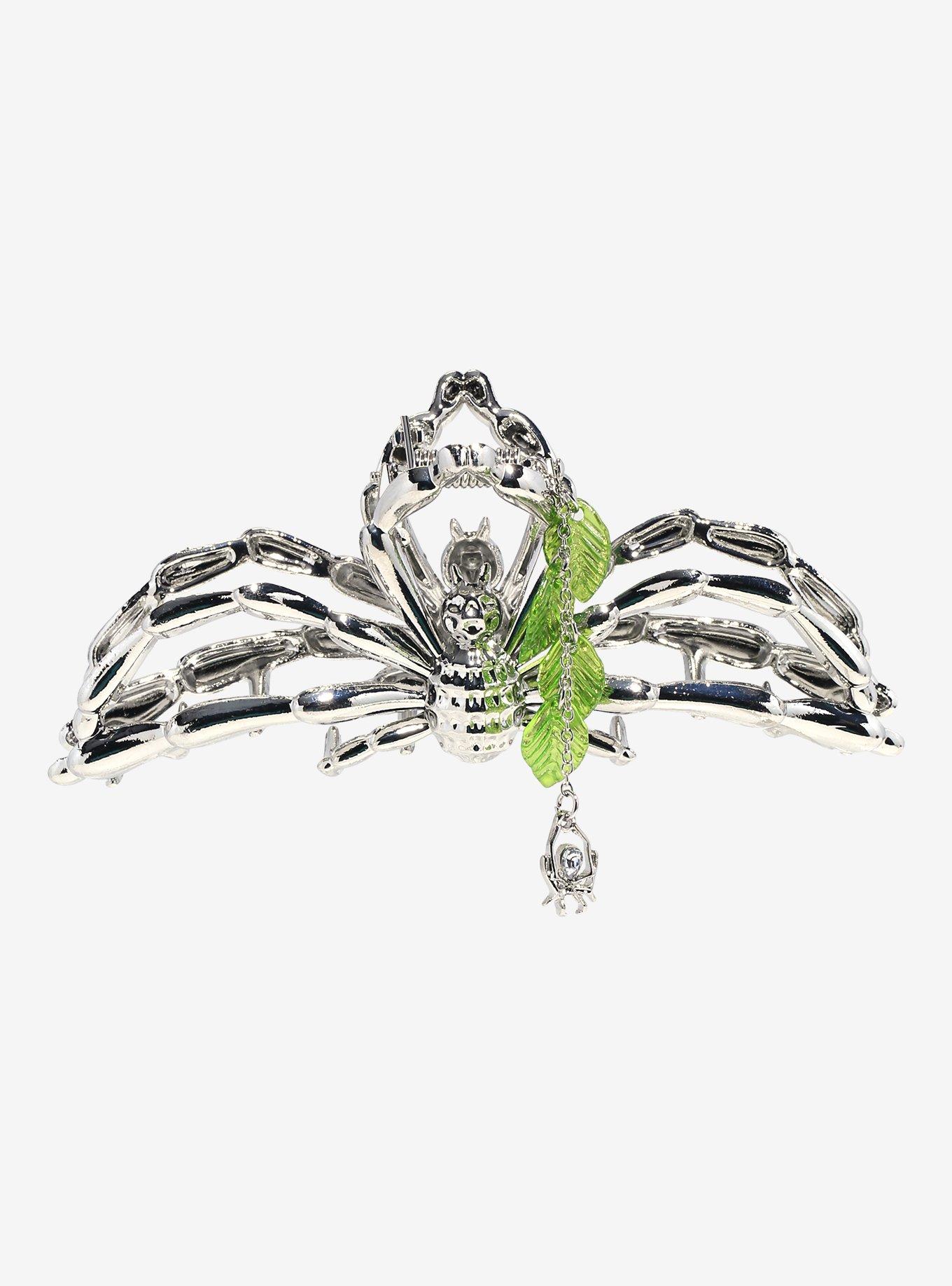 Thorn & Fable Spider Leaf Claw Hair Clip, , alternate