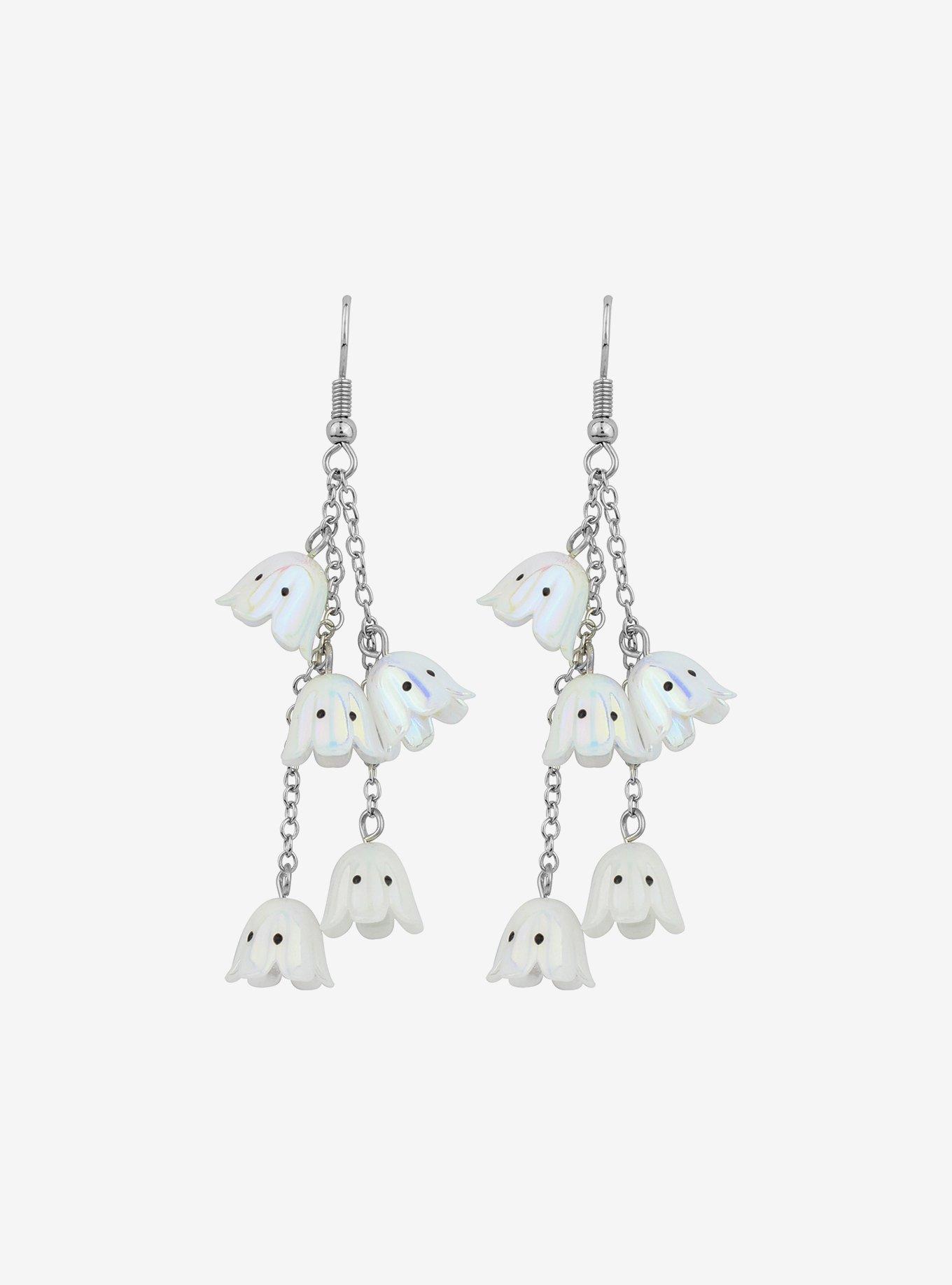 Thorn & Fable Ghost Flower Earrings